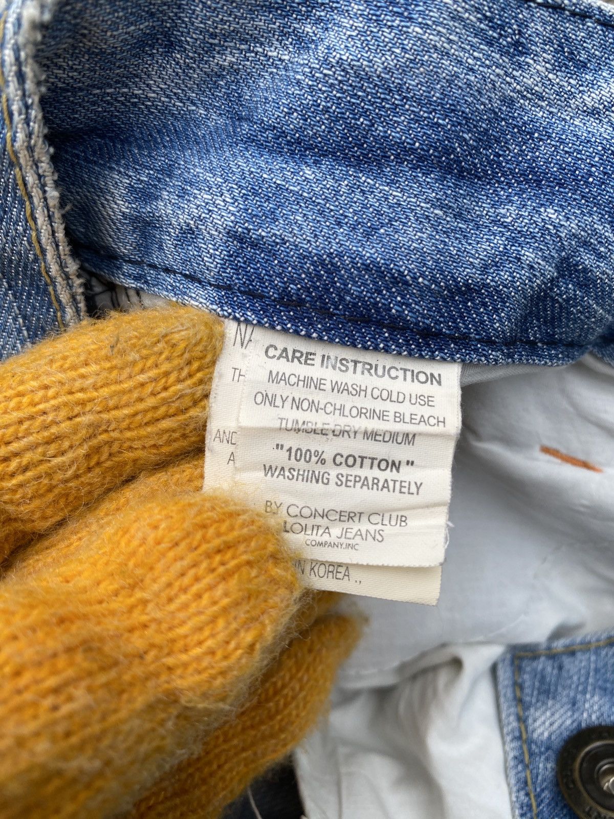 If Six Was Nine × Japanese Brand × Tornado Mart 1990s - Lolita Jeans Japan Claws Mark Washed Flare Denim Size US 29 - 19 Thumbnail