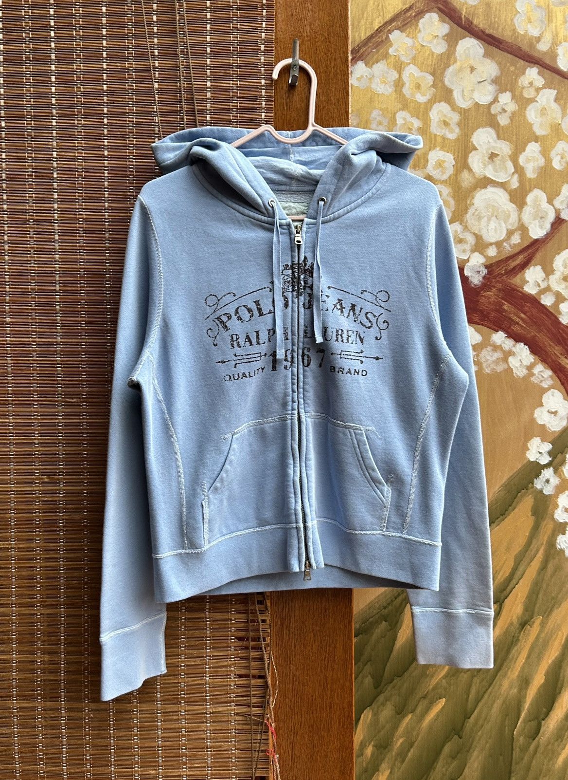 Polo Ralph Lauren Vintage Y2K Polo Jeans Co Blue Zip Hoodie Size L Women’s Size L / US 10 / IT 46 - 3 Thumbnail