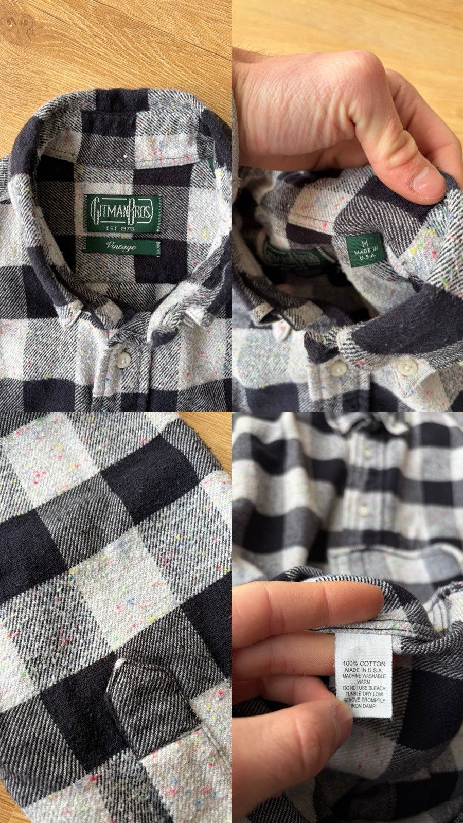 Gitman Bros. Vintage Gitman Bros Vintage Flannel Plaid Button Up Shirt USA Size US M / EU 48-50 / 2 - 6 Thumbnail