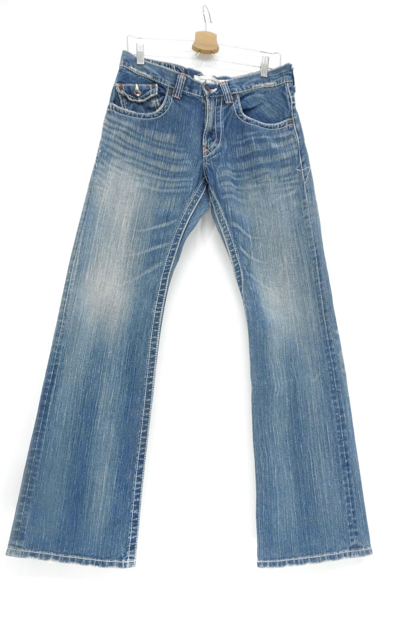 Edwin 🔥 Edwin Exclusive Vintage XVS EXV342 Flared Bootcut Jeans Size US 30 / EU 46 - 2 Thumbnail