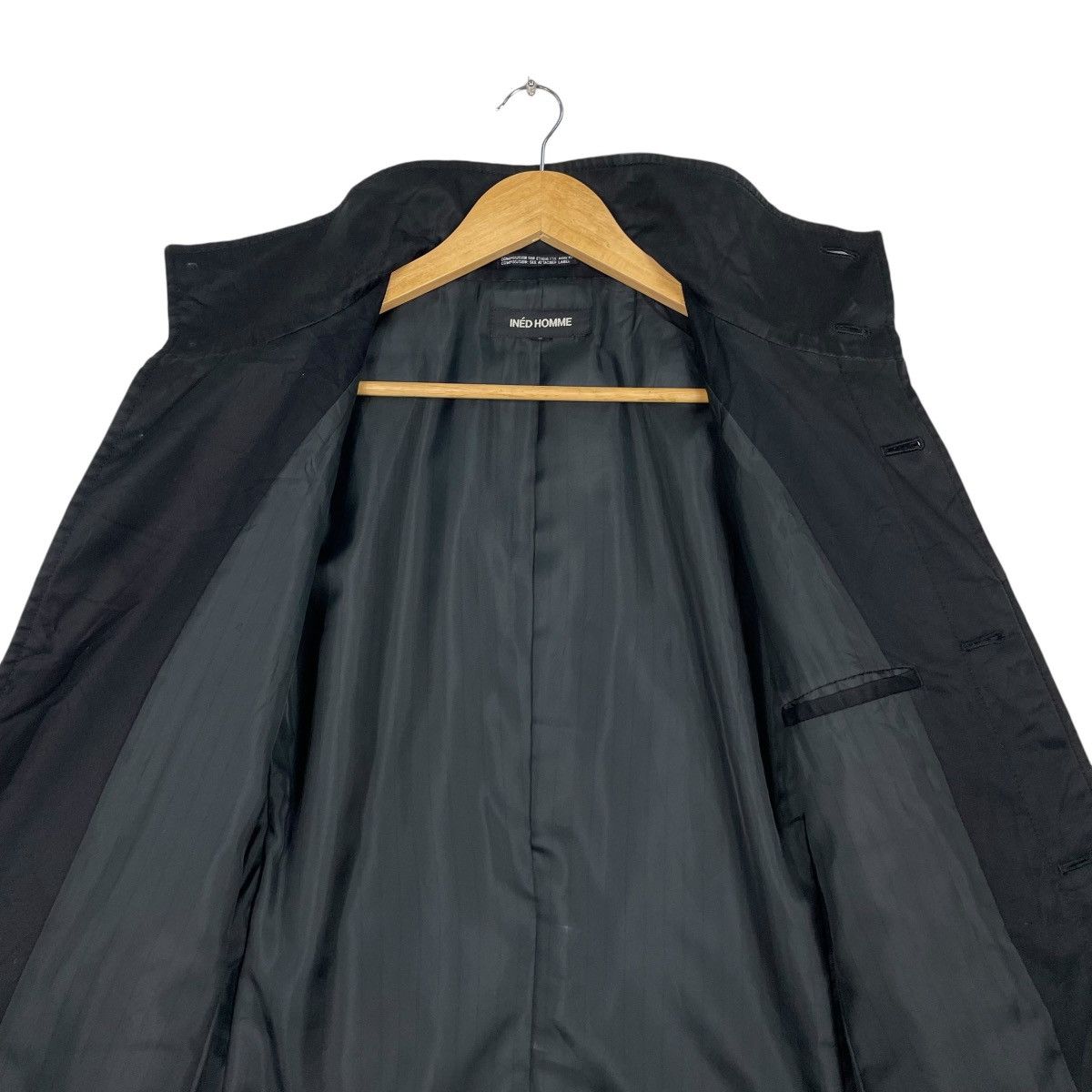 Japanese Brand × Y's for Men × Yohji Yamamoto 💥INED HOMME SMART BLACK BUTTON JACKET Size US M / EU 48-50 / 2 - 12 Thumbnail