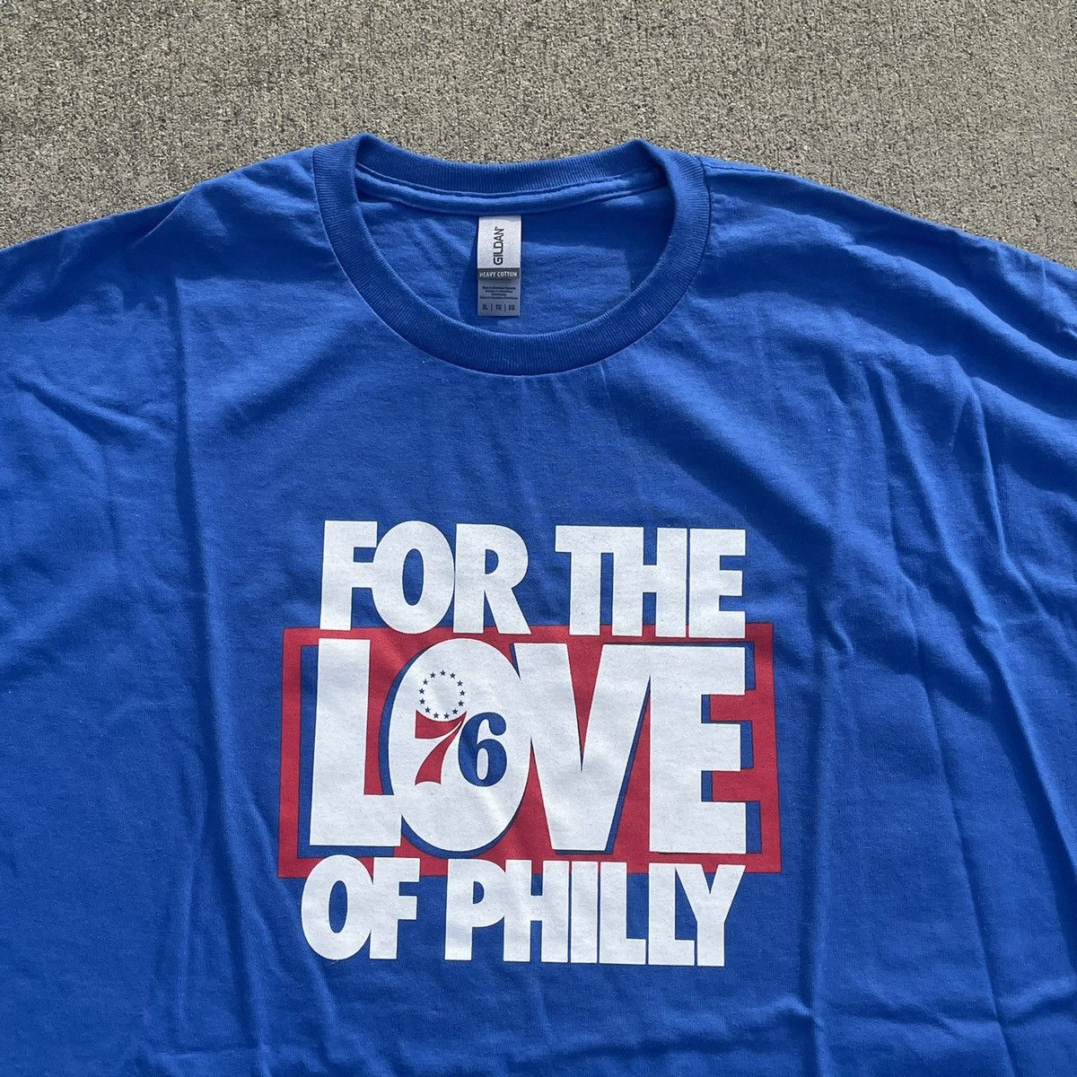 NBA Brand New For The Love of Philly Sixers Blue 76ers Official Size US XL / EU 56 / 4 - 1 Thumbnail