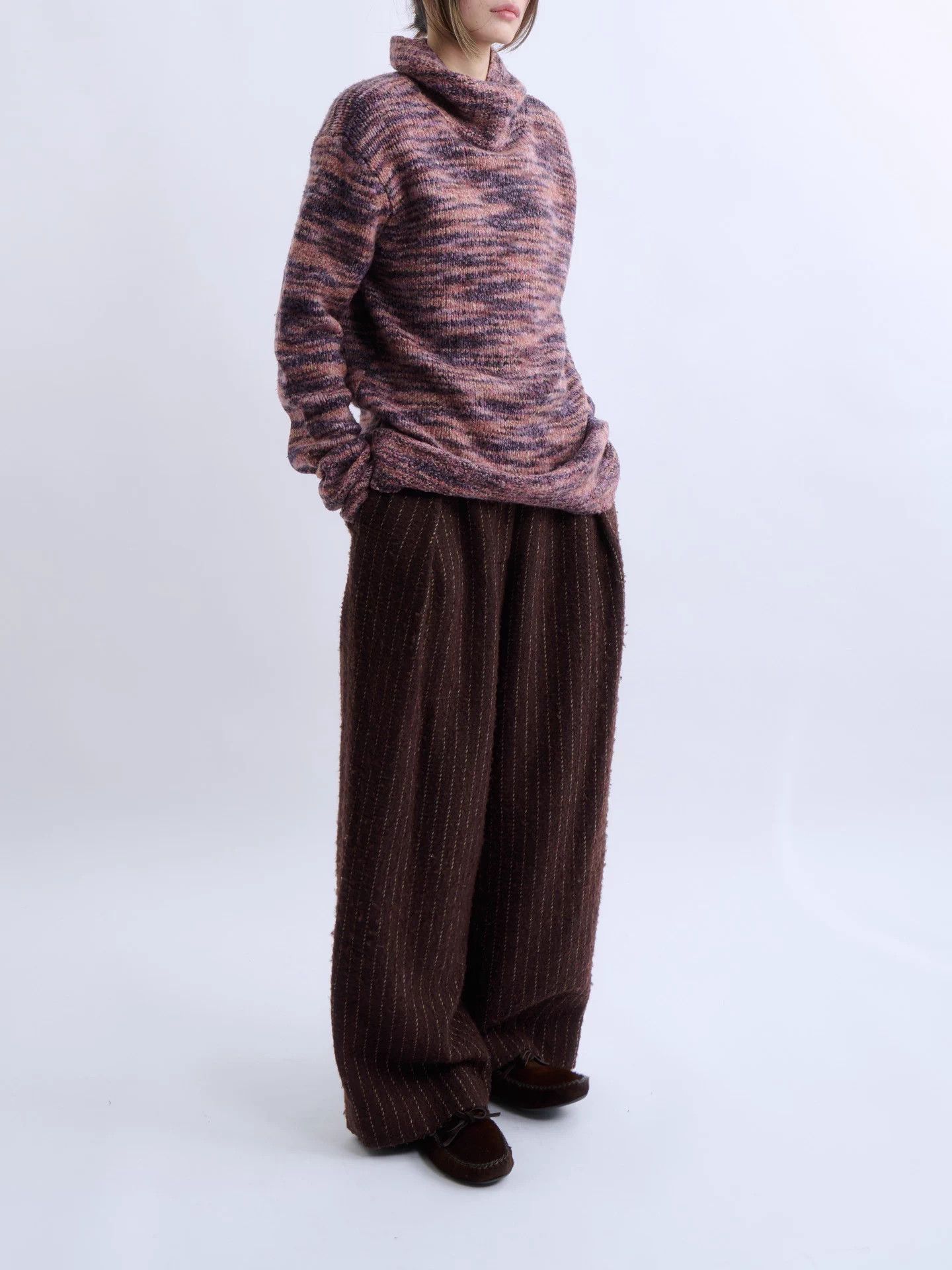 Sies Marjan Sies Marjan multicolor wool silk high neck knit sweater Size M / US 6-8 / IT 42-44 - 6 Thumbnail