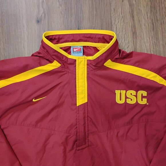 Nike Vintage Nike Fit Storm USC Trojans Windbreaker Jacket Size US XL / EU 56 / 4 - 1 Thumbnail
