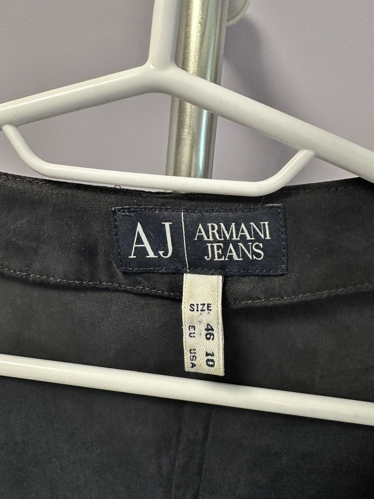 Giorgio Armani × Vintage Silk Armani jeans dress Size L / US 10 / IT 46 - 4 Thumbnail