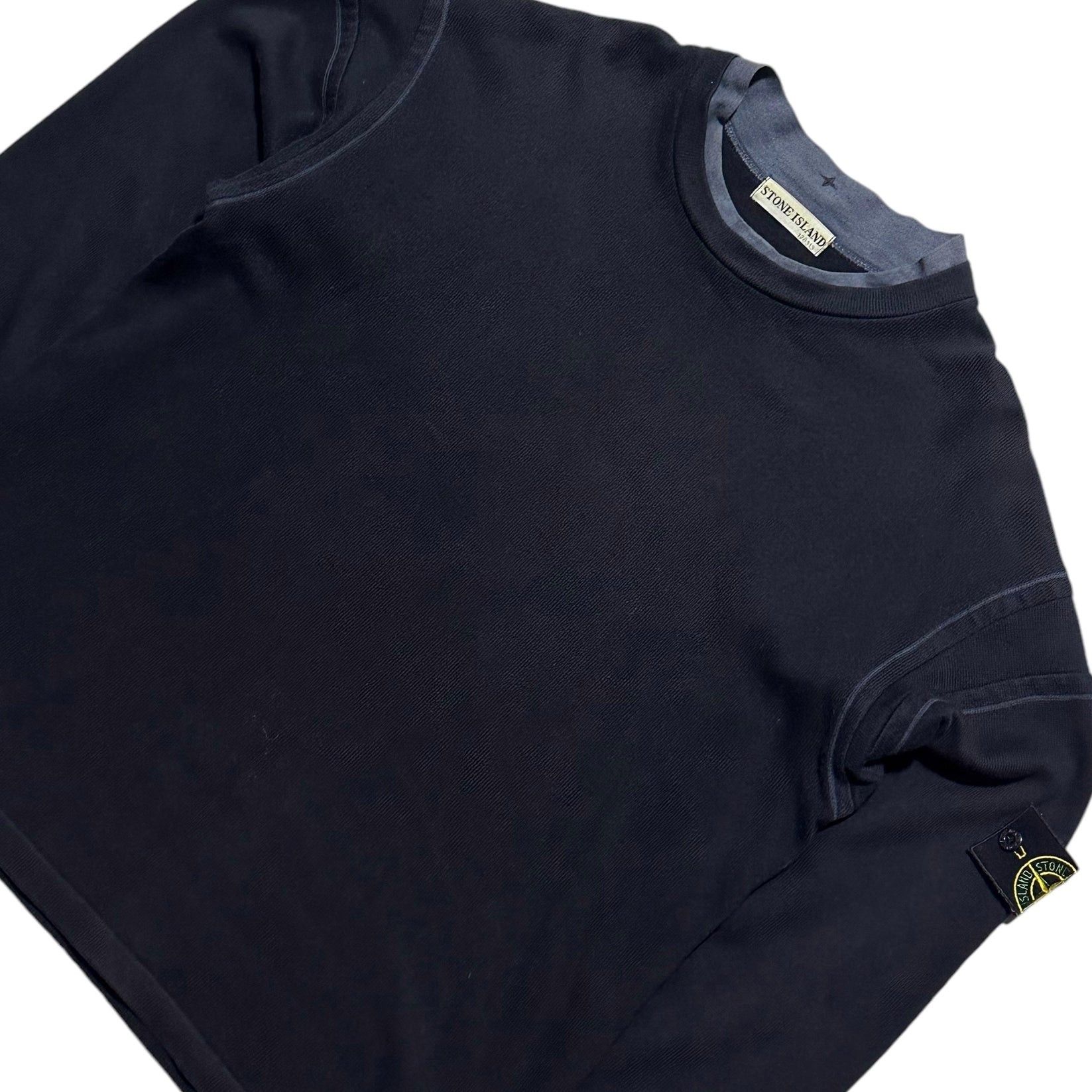 Stone Island Stone Island Wool Jumper with Contrast Stitching from 2001 Size US L / EU 52-54 / 3 - 2 Thumbnail