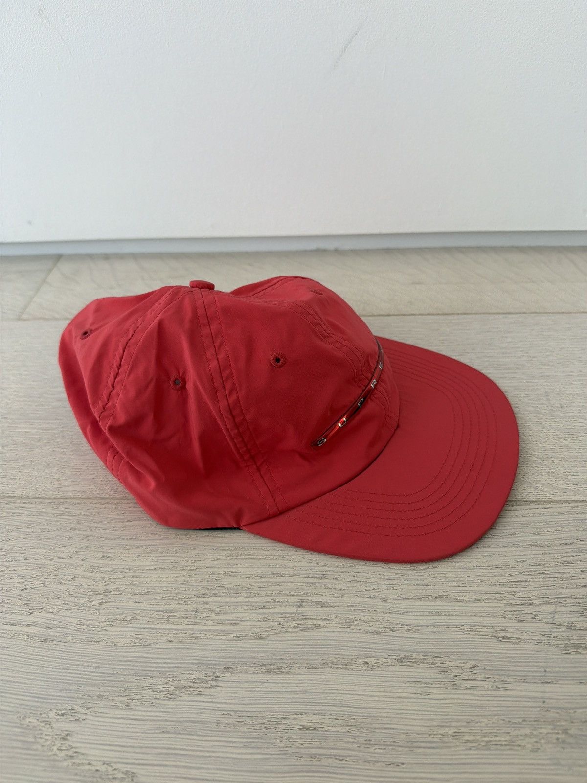Supreme Red Supreme Sports Hat Size ONE SIZE - 4 Thumbnail