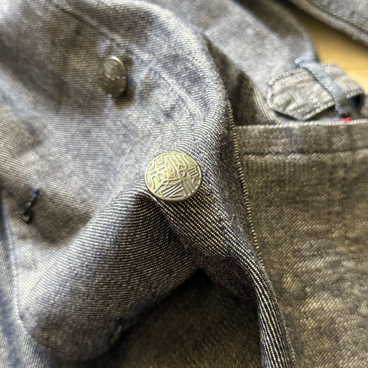 Evisu Evisu Yamane Japan Raw Denim Selvedge Chore Jacket Size US L / EU 52-54 / 3 - 10 Thumbnail