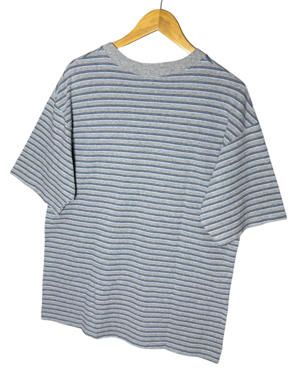 Quiksilver × Vintage Vintage 90’s Quicksilver Surf Skate Striped T-Shirt Size US L / EU 52-54 / 3 - 6 Thumbnail