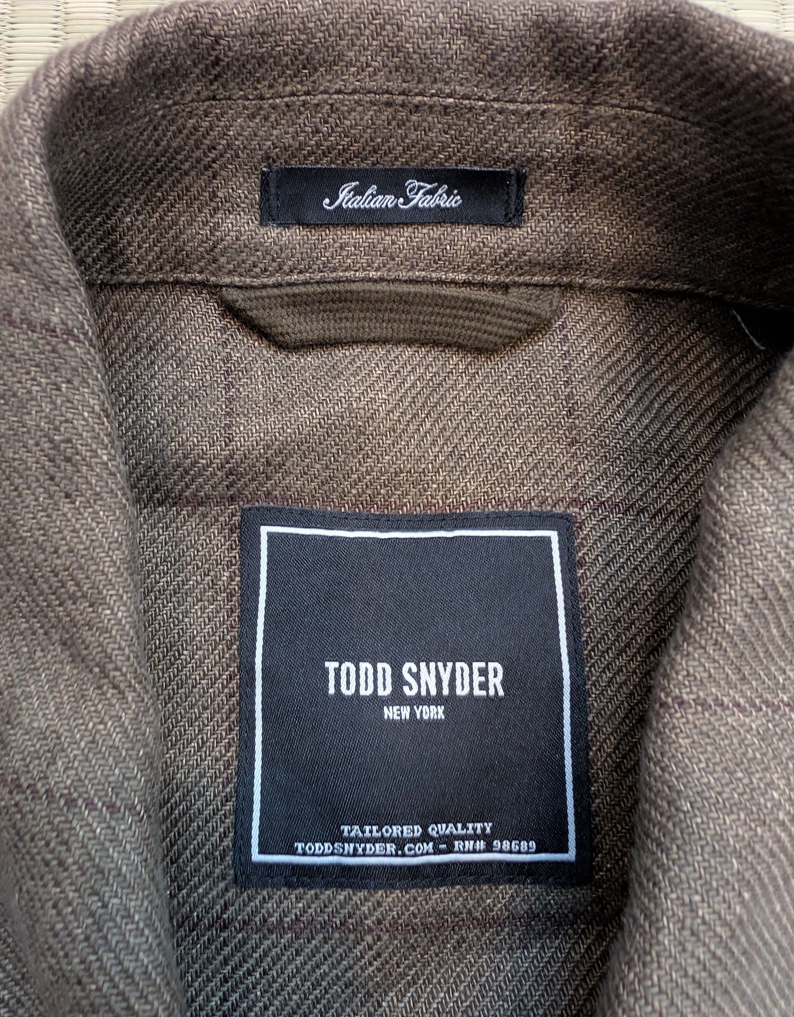 Todd Snyder Todd Snyder Linen Windowpane Safari Jacket Size US M / EU 48-50 / 2 - 3 Thumbnail