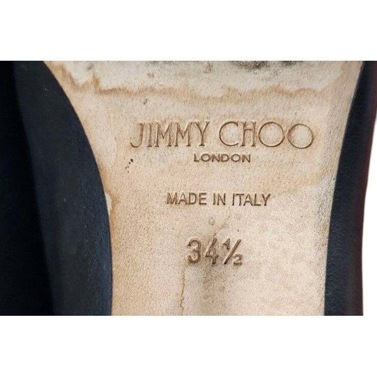 Jimmy Choo Jimmy Choo Black Suede/Leather Ankle Booties Women's Size US 4.5 / IT 34.5 - 12 Thumbnail