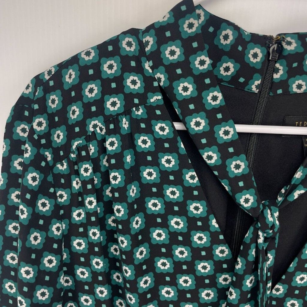 Ted Baker TED BAKER Dolley 70’s Print Mini Dress Size L / US 10 / IT 46 - 15 Thumbnail