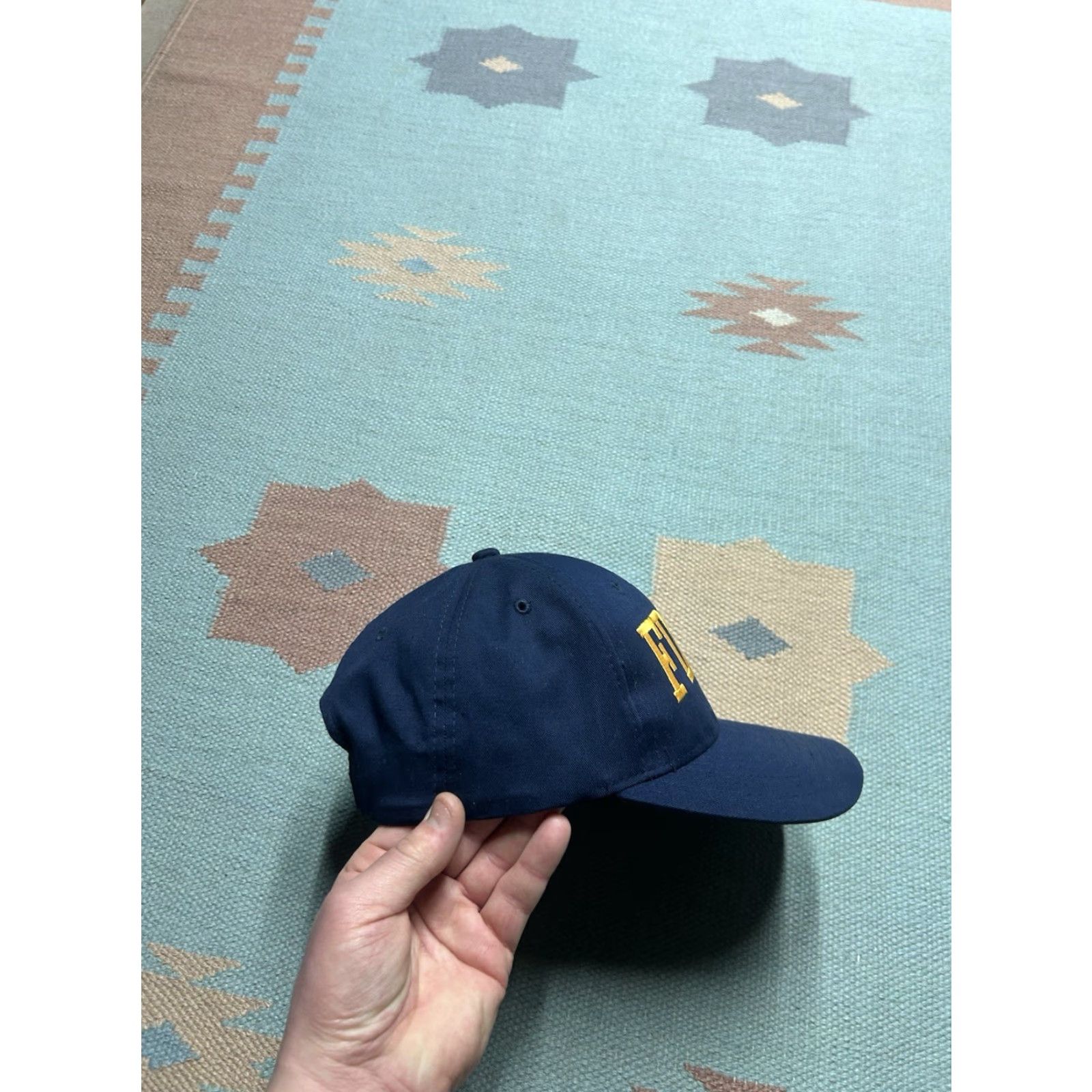 Vintage VINTAGE FDNY New York NYC fire department Navy blue adjustable SnapBack hat cap Men/Adult Adjustable Cap Size ONE SIZE - 8 Thumbnail