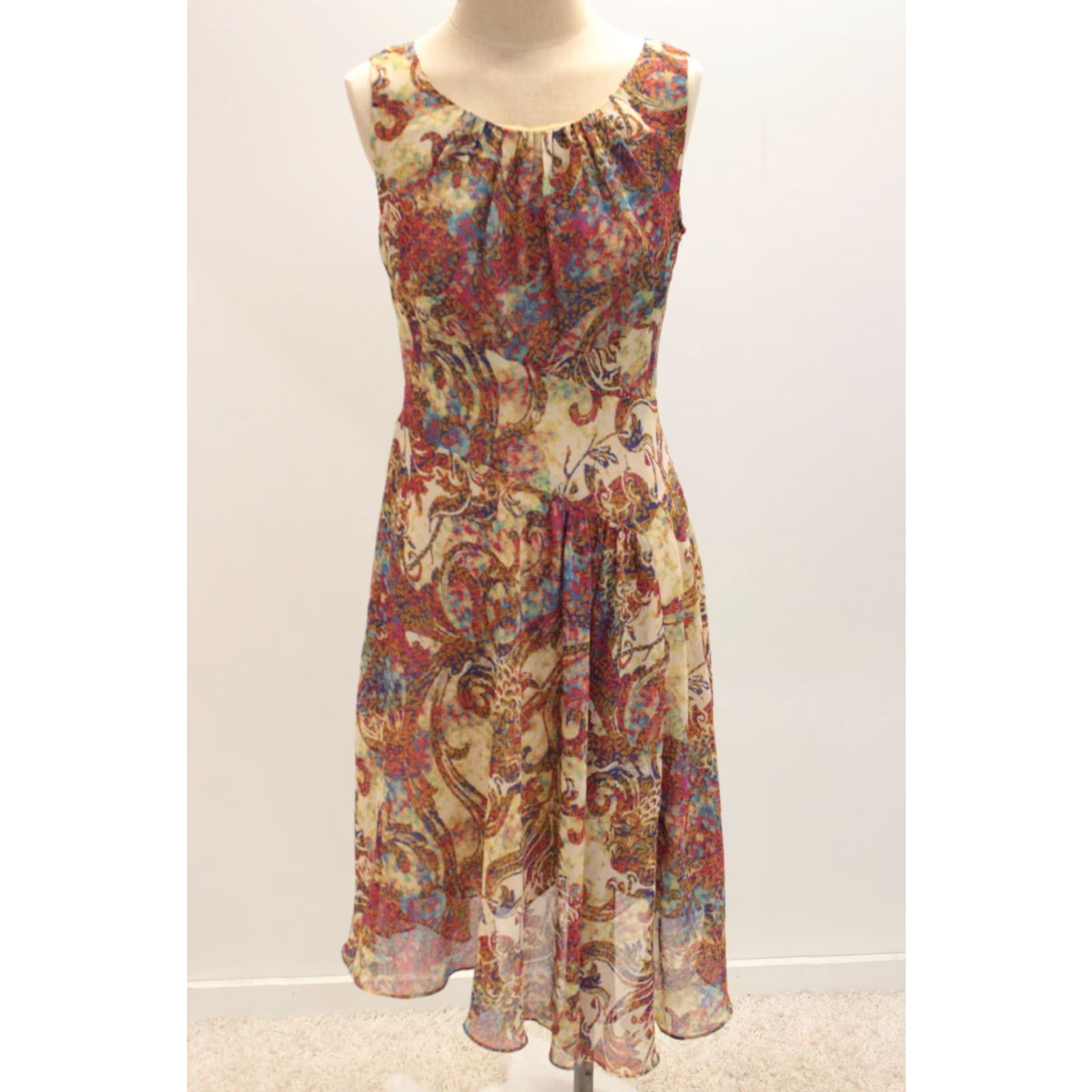 Evan Picone Evan Picone Dress Women's 12P Petite Fairy Lined Cottage Core Boho Prairie Dress Size XL / US 12-14 / IT 48-50 - 3 Thumbnail