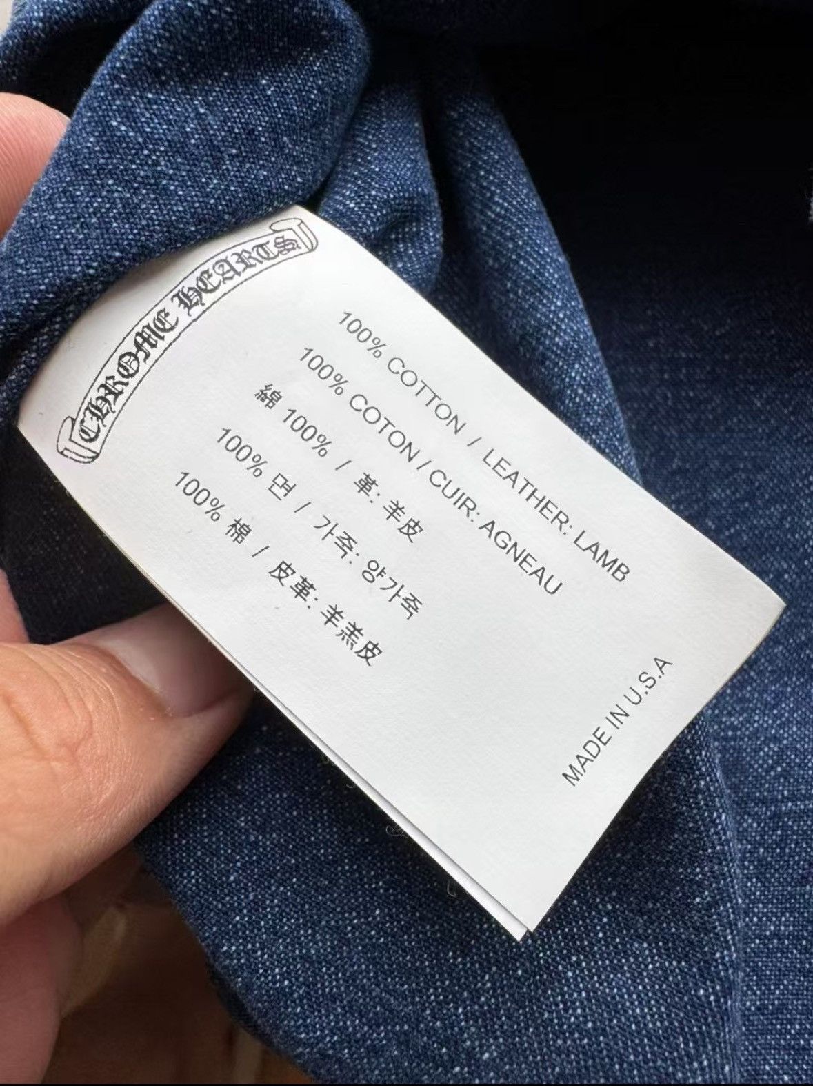 Chrome Hearts Chrome Hearts denim shirt Size US M / EU 48-50 / 2 - 5 Thumbnail