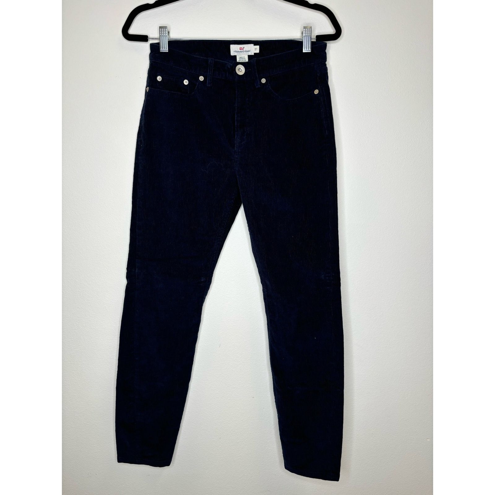 Vineyard Vines Vineyard Vines Navy Blue Corduroy Pants Size 27 Size 27" / US 4 / IT 40 - 2 Thumbnail