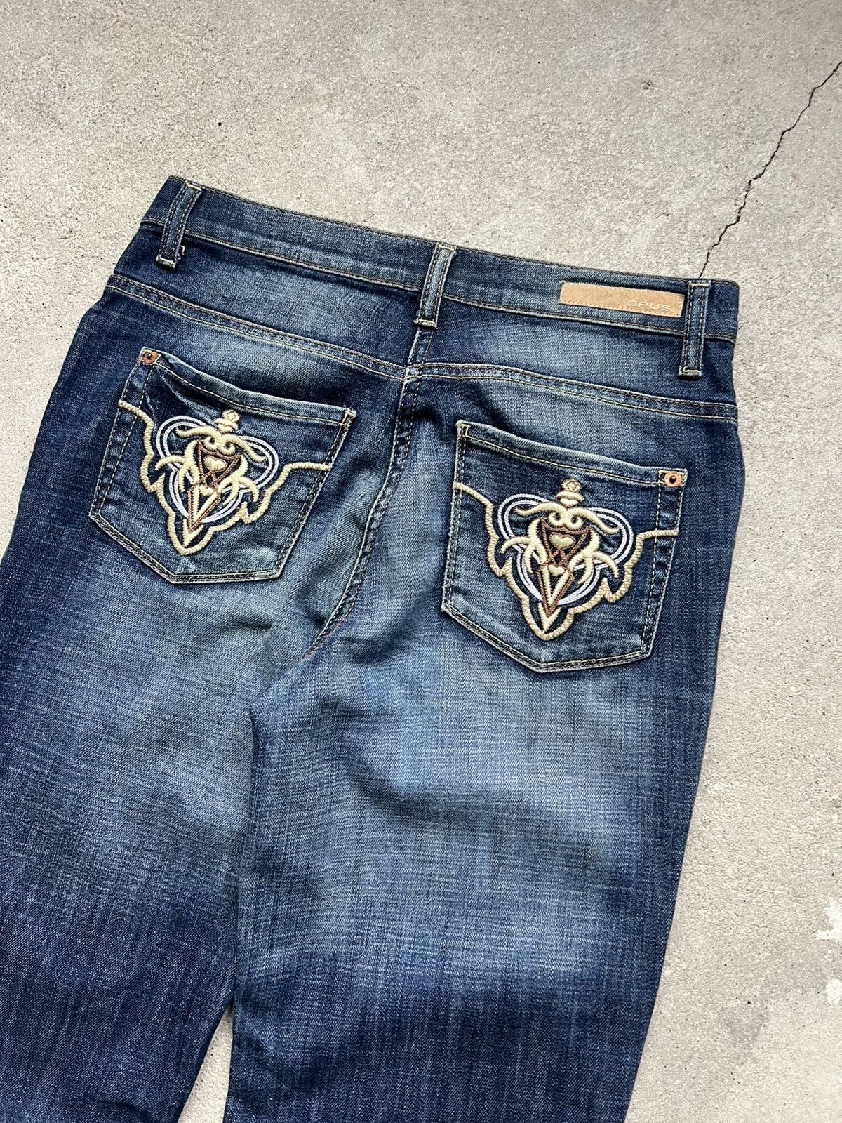 Hysteric Glamour × If Six Was Nine × Le Grande Bleu (L.G.B.) Rare Y2K Flared Opium jeans IfSixWasNine LGB style Junya Size 25" / US 0 / IT 36 - 4 Thumbnail