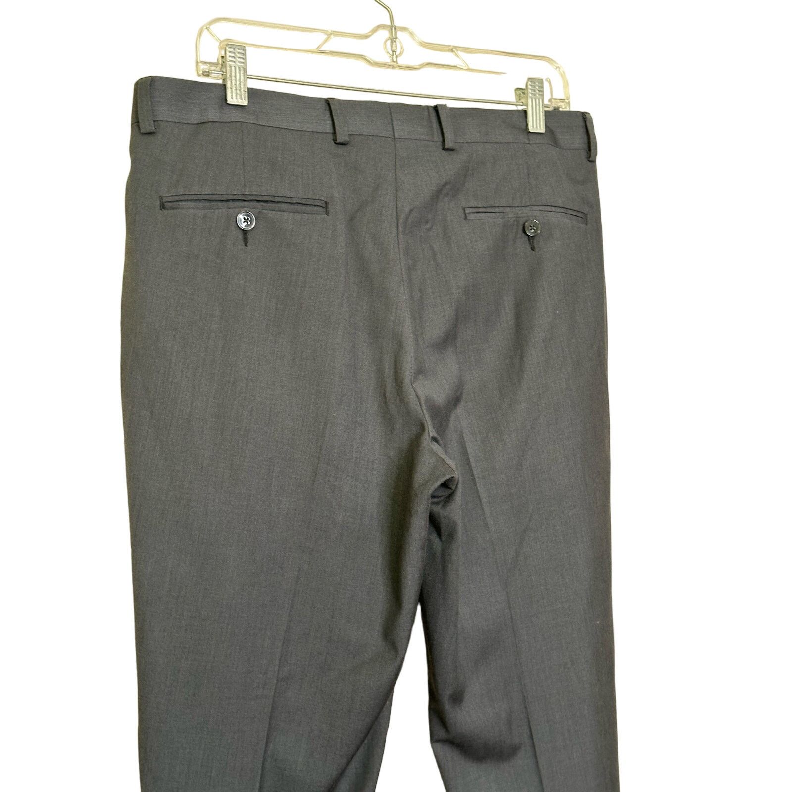 Calvin Klein Calvin Klein men gray dress pants size 34X30 Size US 34 / EU 50 - 4 Thumbnail