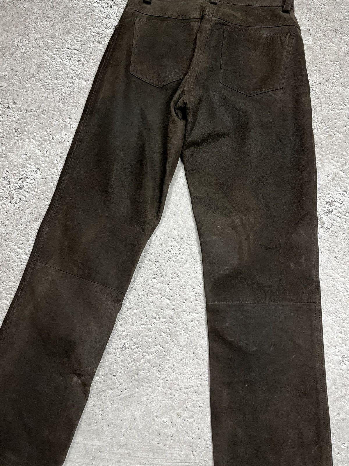Other Stockerpoint Distressed Leather Pants Brown Size 31 Size US 31 - 11 Thumbnail