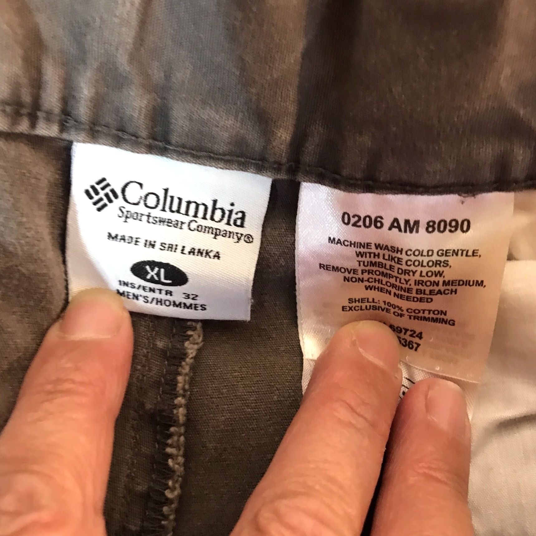 Vintage VINTAGE Columbia Sportswear Cargo Pants Men XL Gray Cotton Casual Workwear Outdoor 100% Cotton Size US 36 / EU 52 - 4 Thumbnail