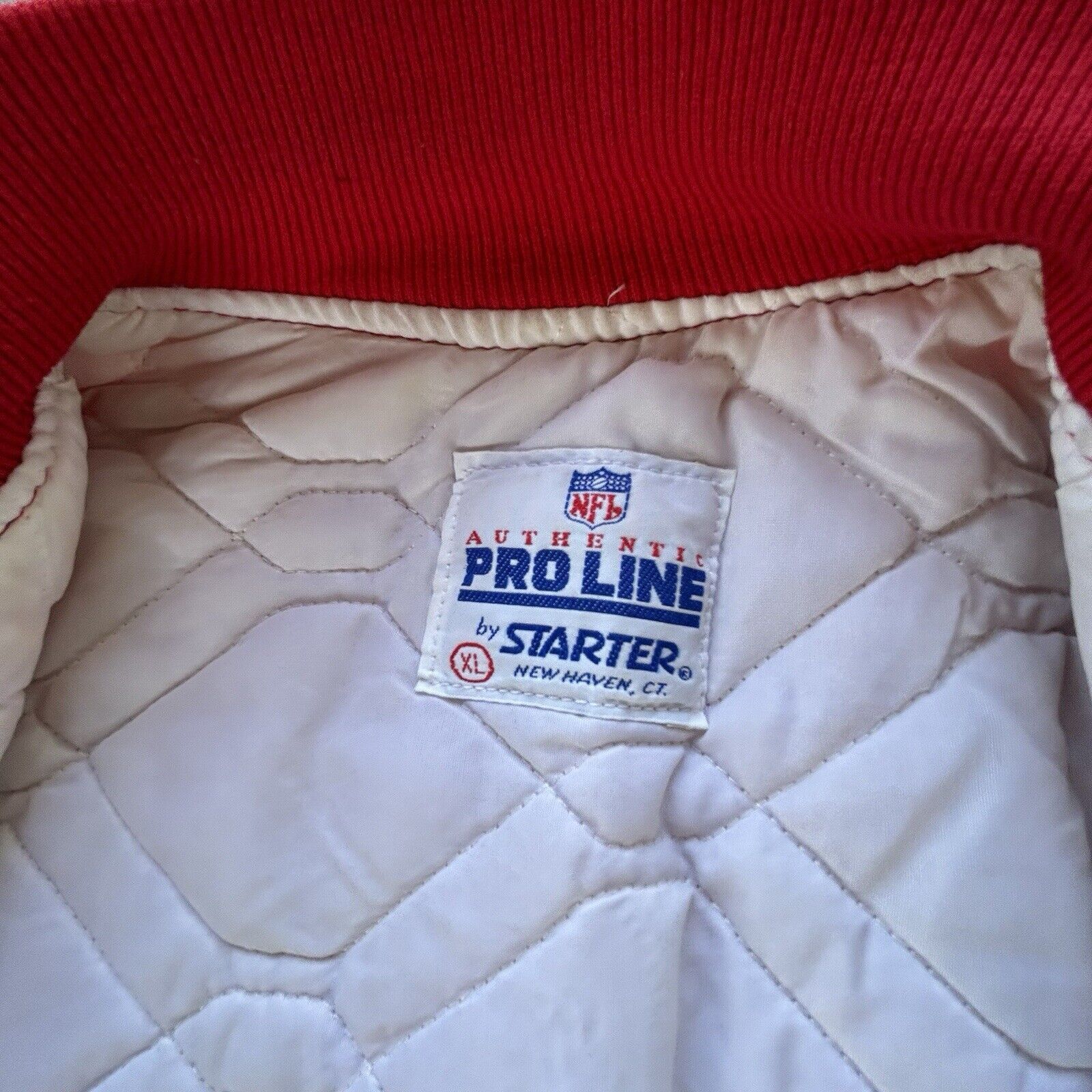 Starter San Francisco 49ers Joe Montana Bomber Jacket Super Bowl Size US XL / EU 56 / 4 - 10 Thumbnail