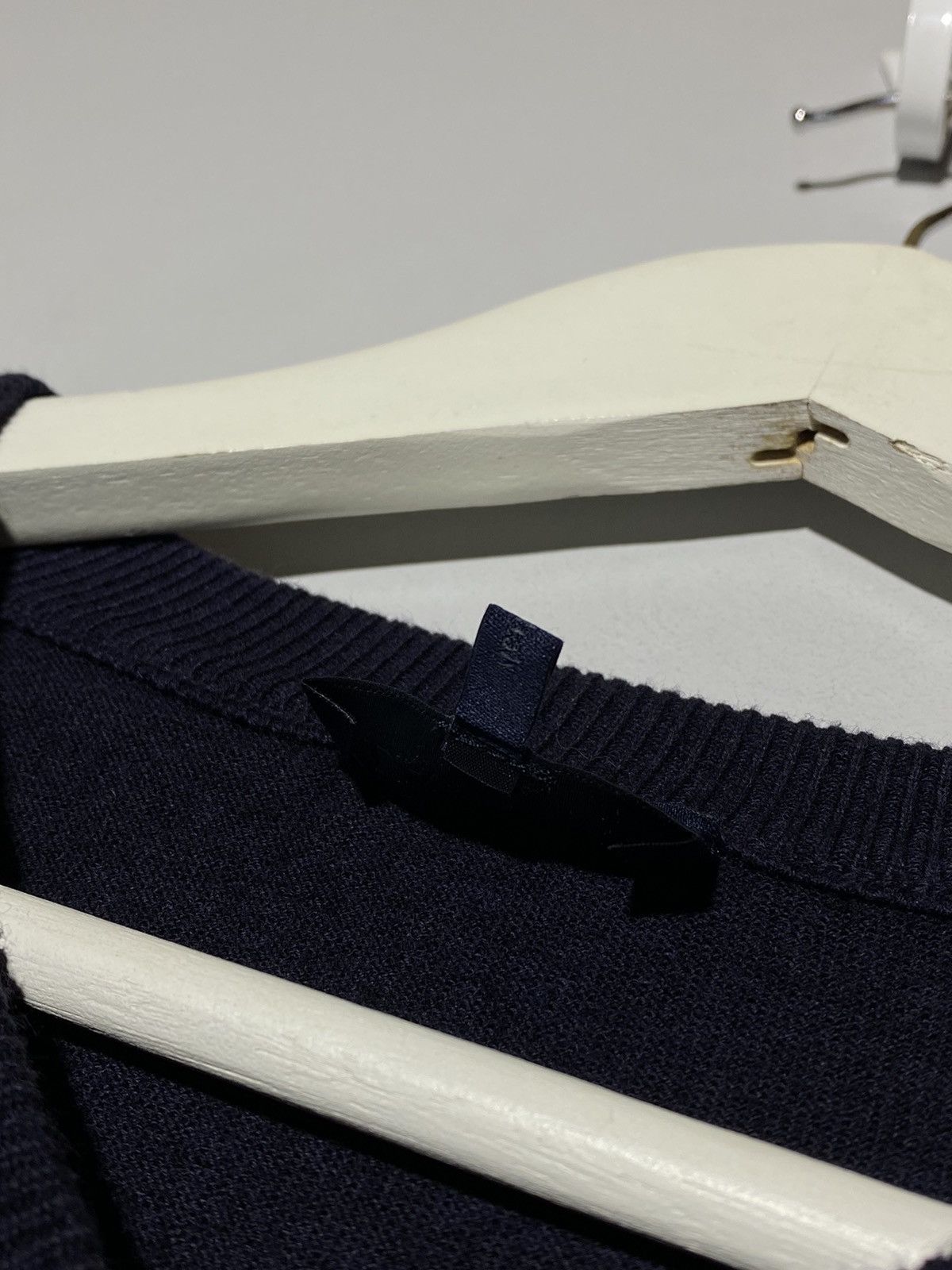 Lanvin Lanvin jumper merinos wool v-neck sweater midnight blue Size US L / EU 52-54 / 3 - 13 Thumbnail