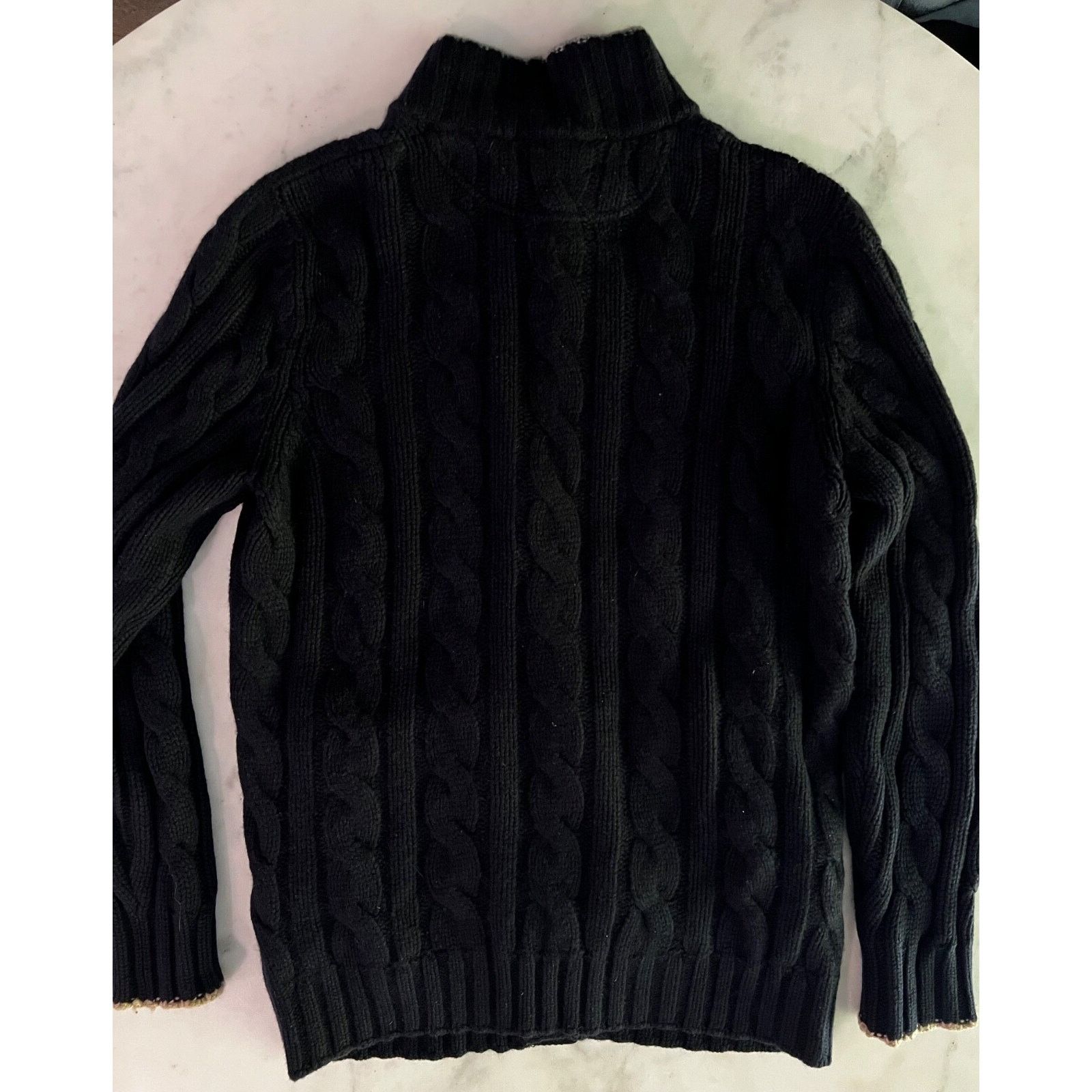 Brunello Cucinelli $3850 Brunello Cucinelli 100% Cashmere Chunky Navy Blue IT50 Size US M / EU 48-50 / 2 - 6 Thumbnail