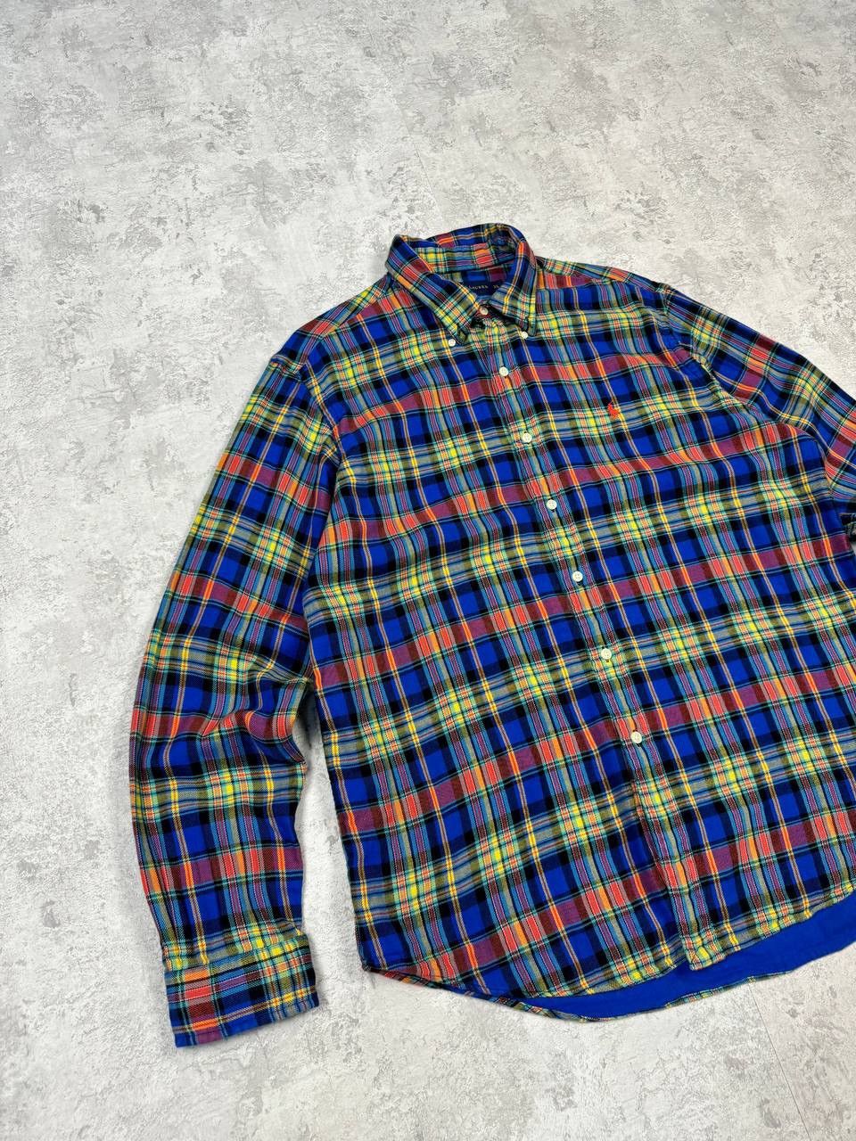 Polo Ralph Lauren Polo Ralph Lauren Flannel Shirt Button Ups Plaid Travis Size US XL / EU 56 / 4 - 2 Thumbnail