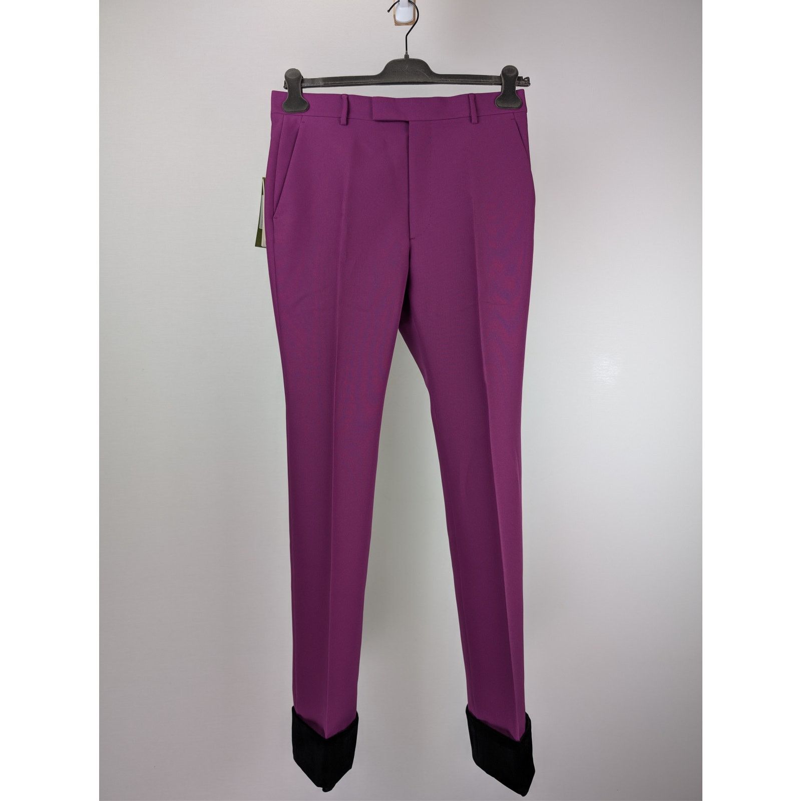 Gucci o1rshd1 Formal Pants in Bright Purple Size US 32 / EU 48 - 1 Thumbnail