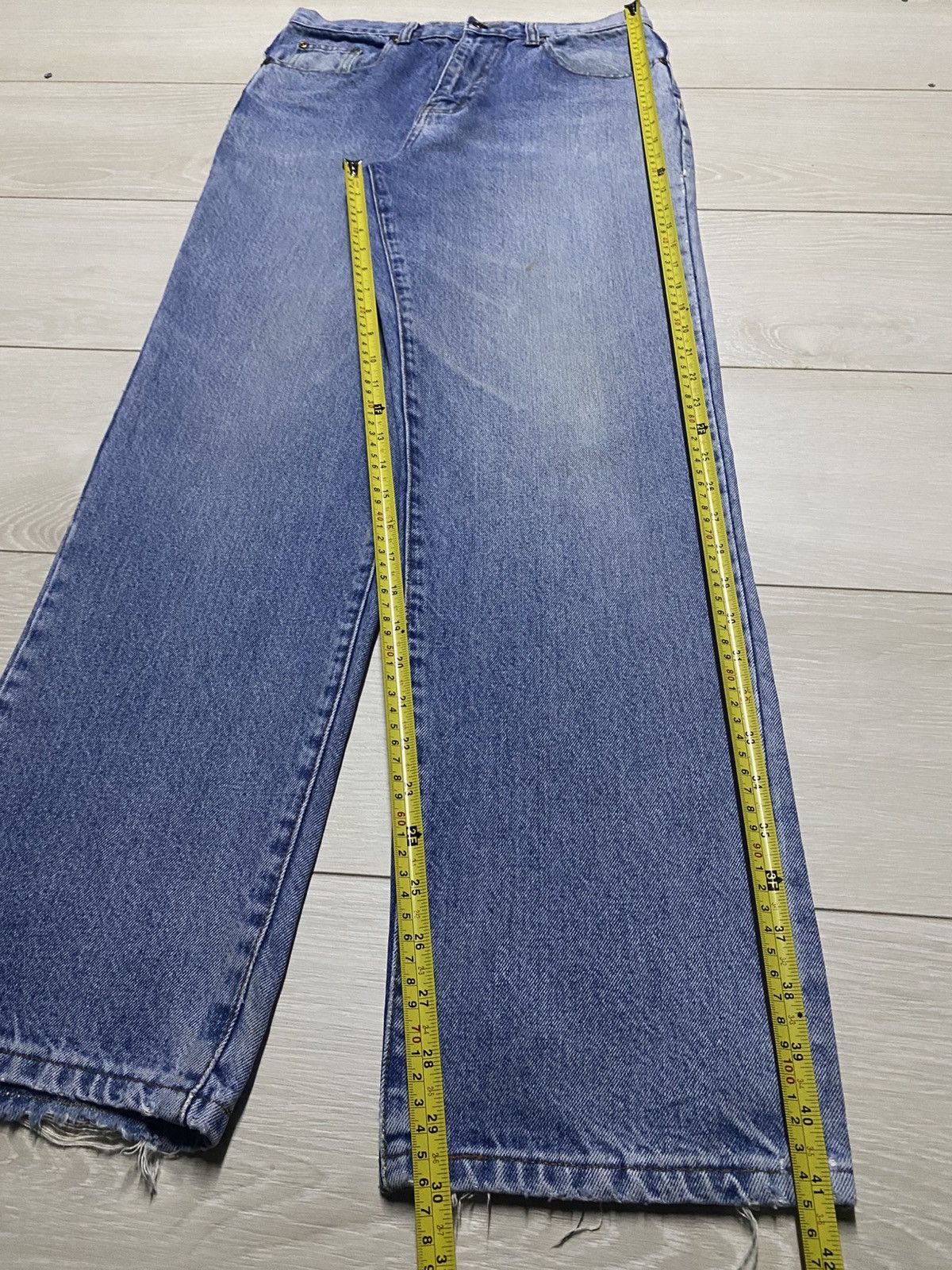 Japanese Brand Vintage Leyton House Blue Wash Relaxed Jeans Size US 28 / EU 44 - 12 Thumbnail