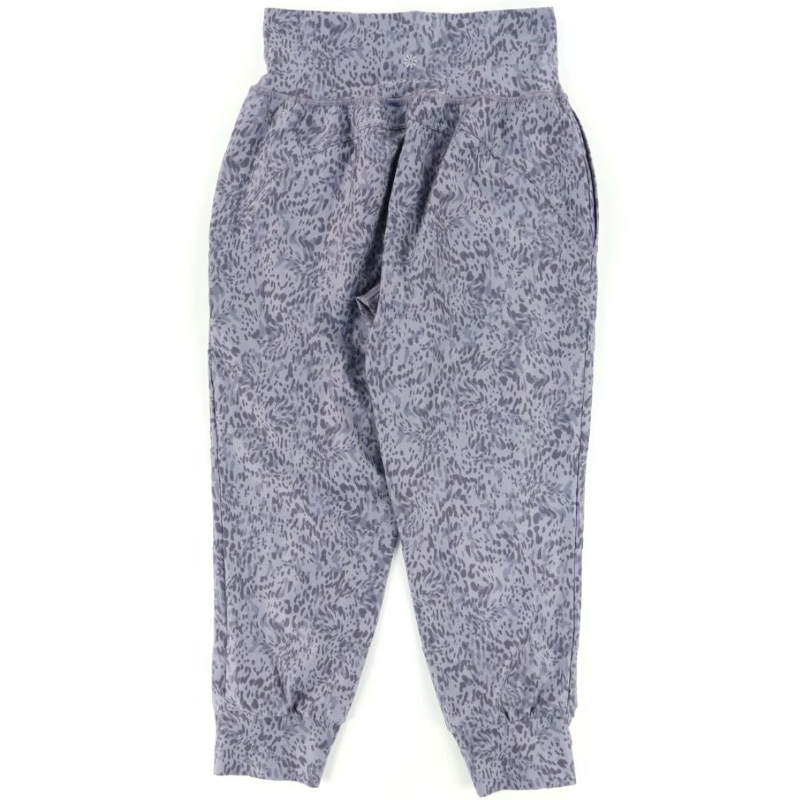 Athleta VINTAGE Athleta Salutation Crop Woven Jogger Purple Patterned Women's S Size 28" / US 6 / IT 42 - 4 Thumbnail