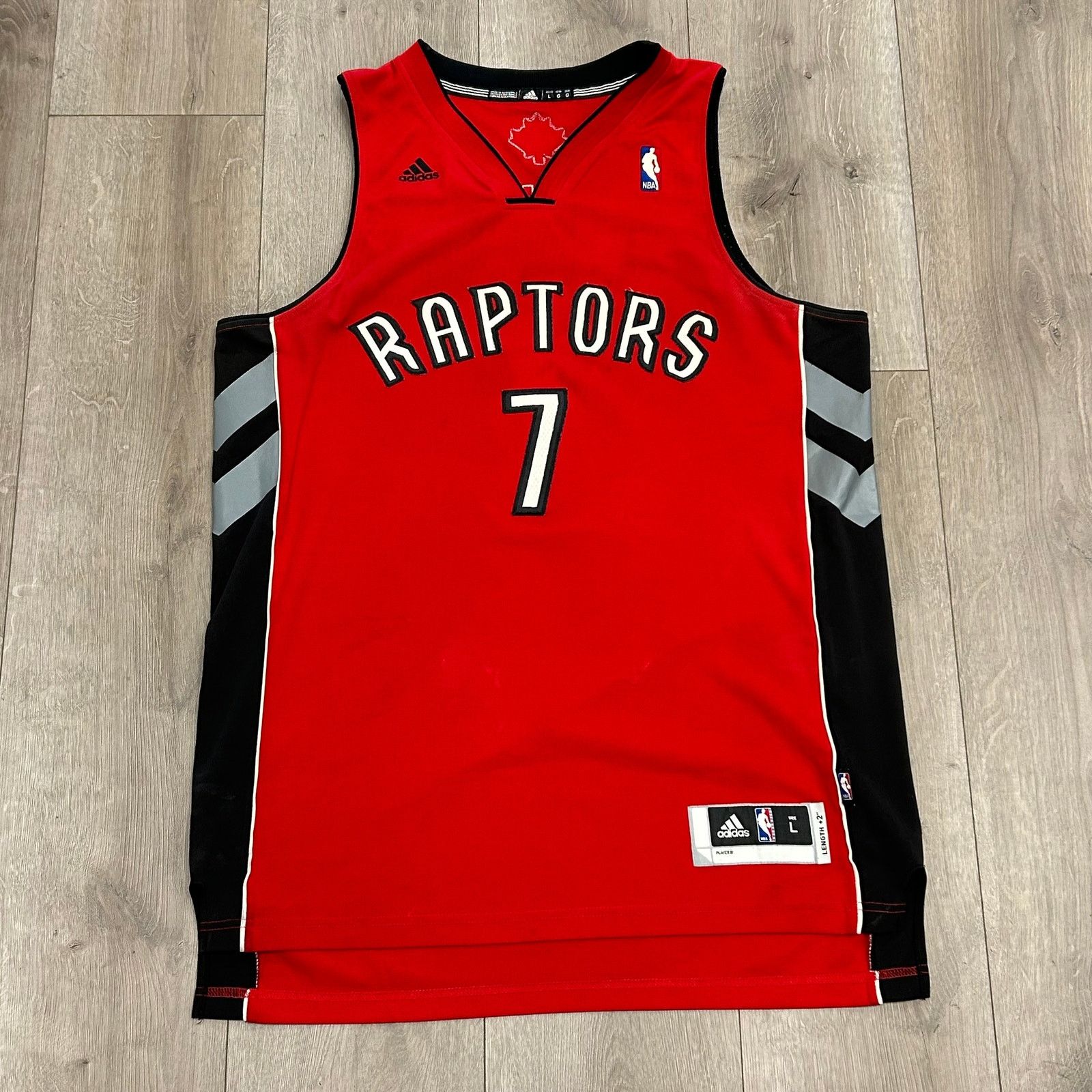 Adidas Adidas NBA Swingman Toronto Raptors Bargnani Jersey Large Size US L / EU 52-54 / 3 - 1 Thumbnail