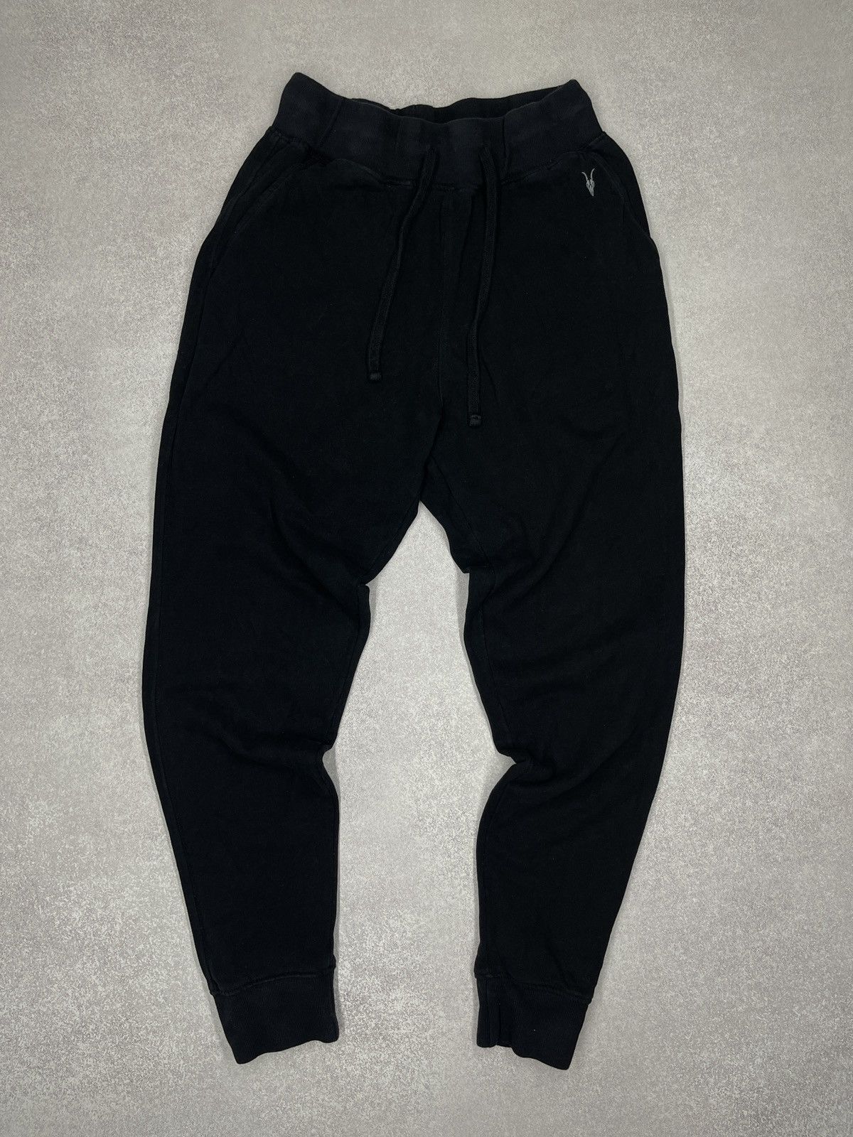 Allsaints Mens AllSaints Raven Sweatpants Black Y2K Size S Size US 30 / EU 46 - 2 Thumbnail