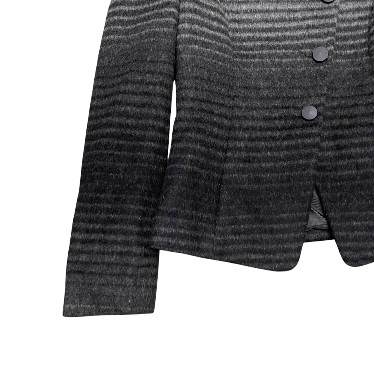 Emporio Armani Vintage Emporio Armani Wool Asymmetric Jacket Size S / US 4 / IT 40 - 3 Thumbnail