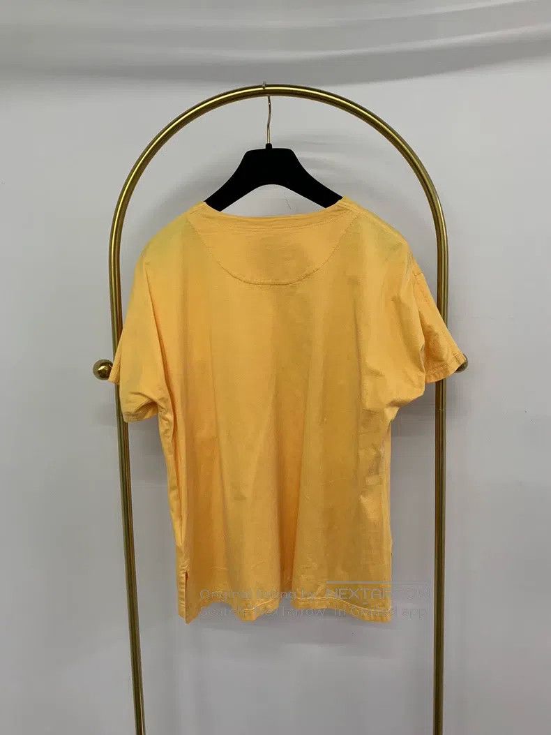 Hermes Hermes Yellow embroidered pocket T-shirt Size XS / US 0-2 / IT 36-38 - 3 Thumbnail