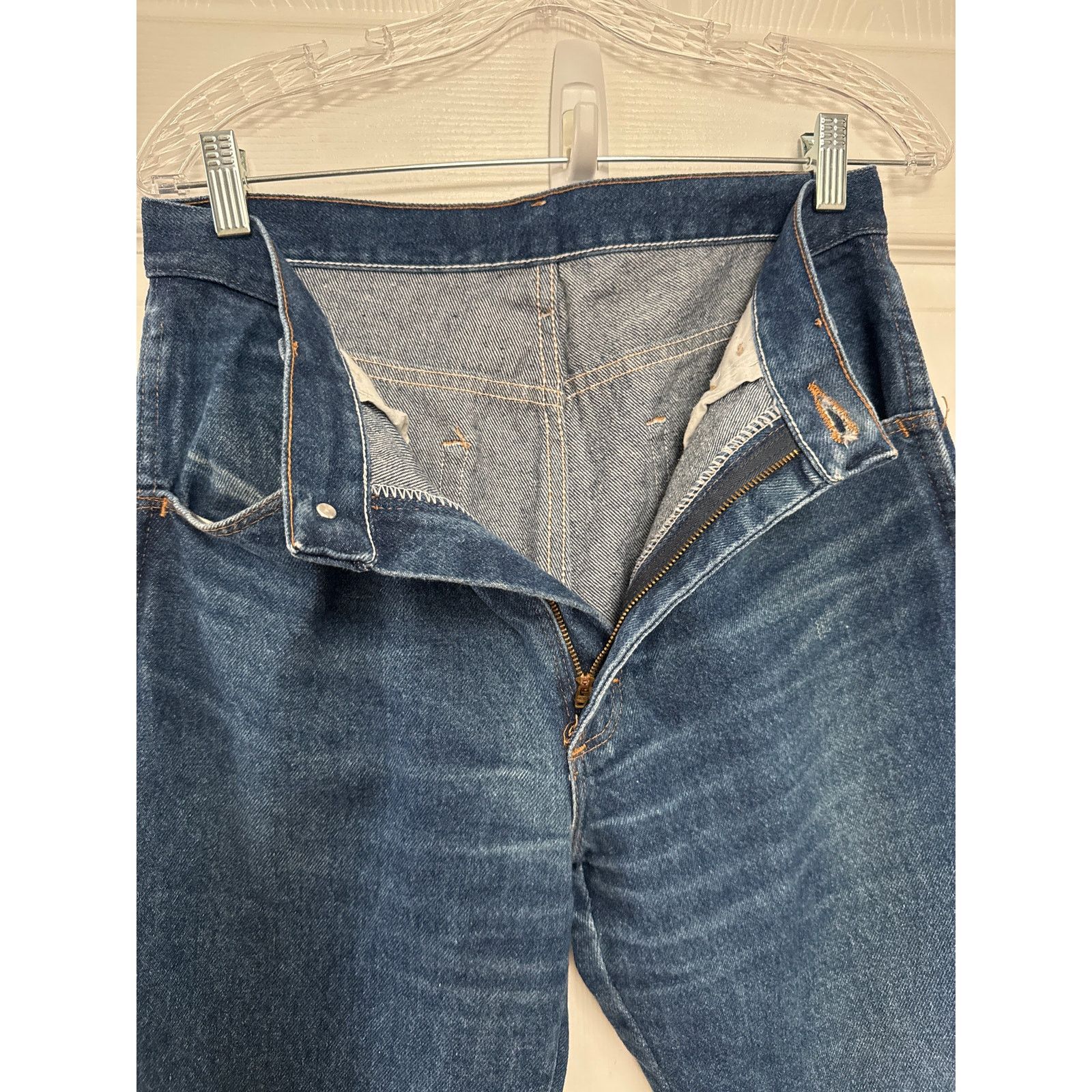 Vintage Y2K Rustler dark blue bootcut high waisted jeans 33X32 Size US 33 - 10 Thumbnail