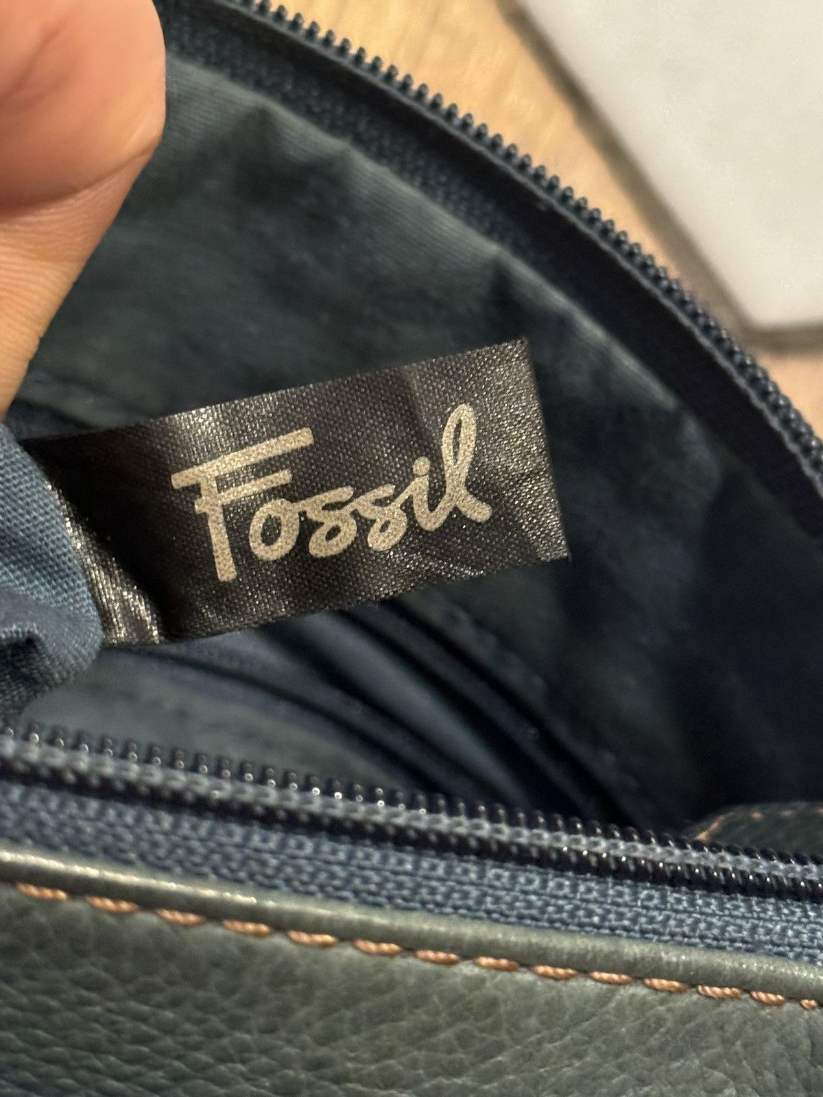 Fossil FOSSIL crossbody bag leather Purse Sachel Blue Green Size ONE SIZE - 5 Thumbnail