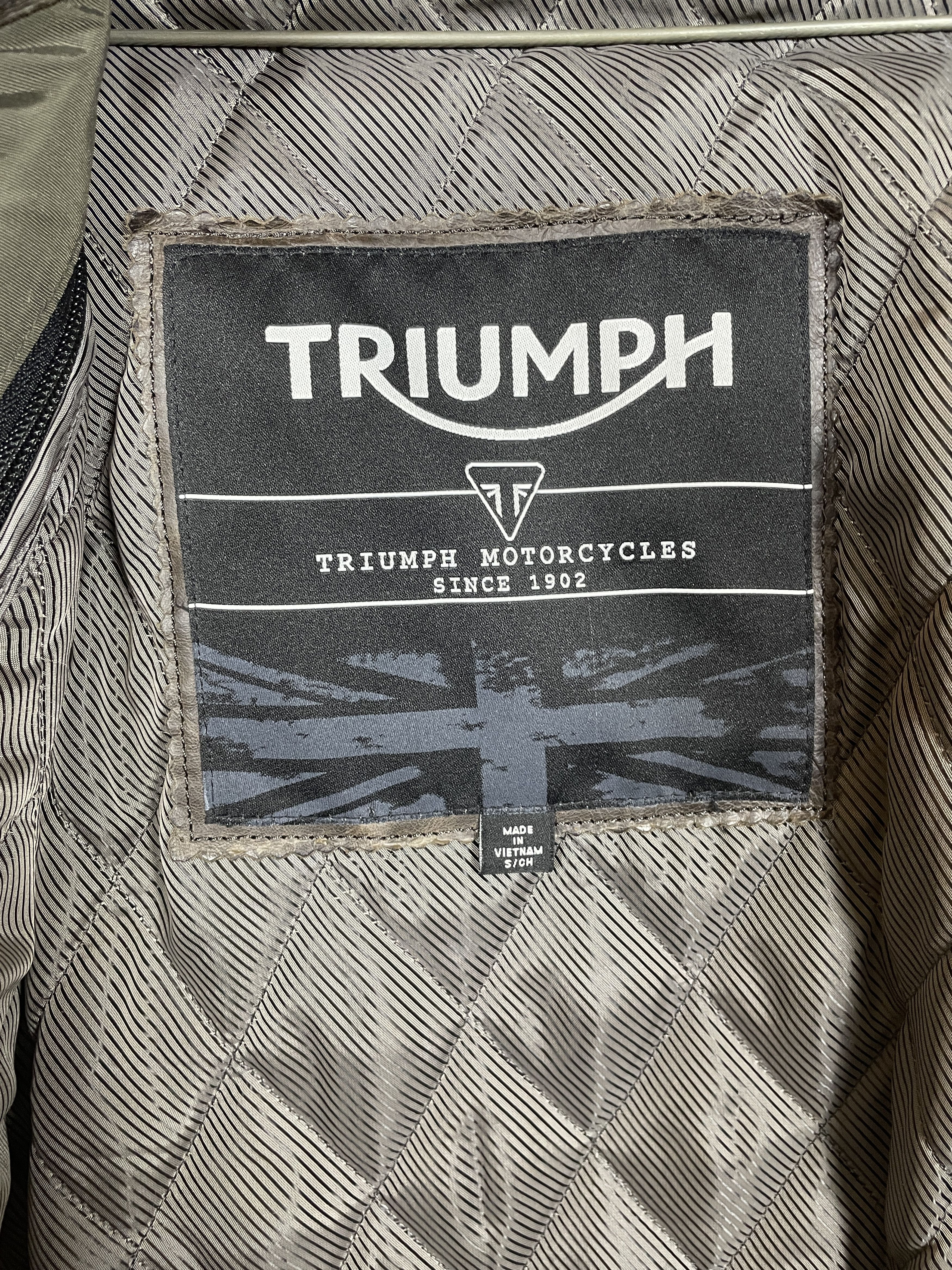 Other $358 Triumph Beaufort Leather Motorcycle Jacket Size US S / EU 44-46 / 1 - 5 Thumbnail