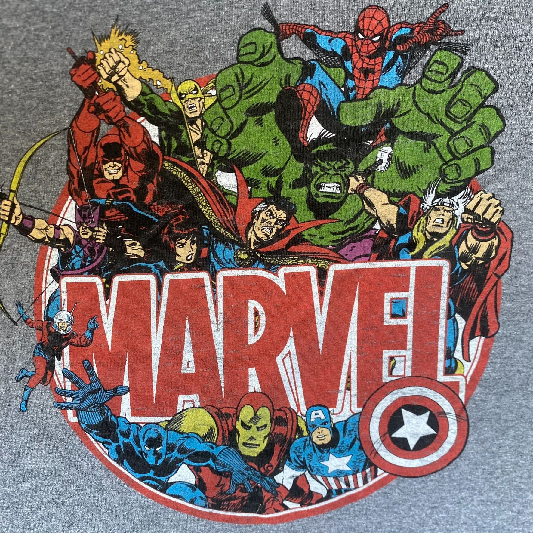 Marvel Comics Marvel Comics Characters Shirt Hulk Thor Iron Man Logo Tee Size US M / EU 48-50 / 2 - 3 Thumbnail