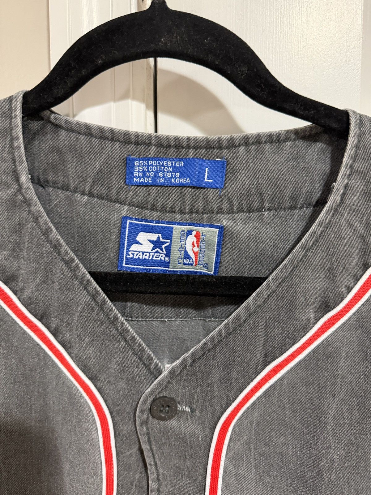 Starter Vintage Chicago Bulls Starter Basketball Jersey 1990s Size US L / EU 52-54 / 3 - 7 Thumbnail