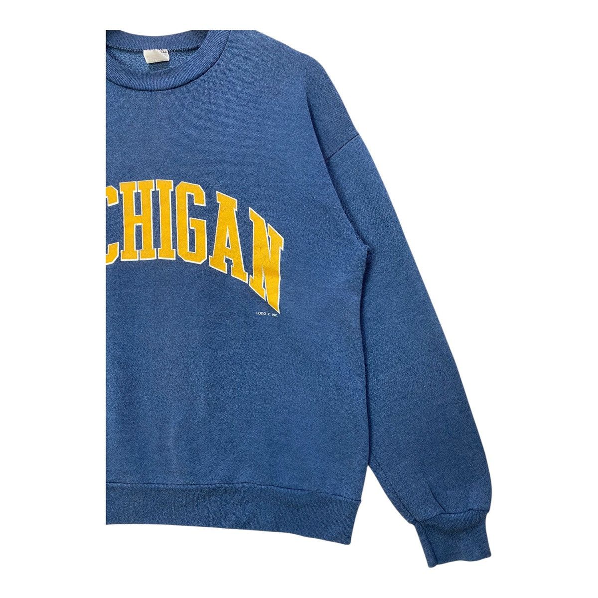 Logo 7 Vintage Michigan Sweatshirt Logo 7 Light Cotton Size Large Size US L / EU 52-54 / 3 - 3 Thumbnail