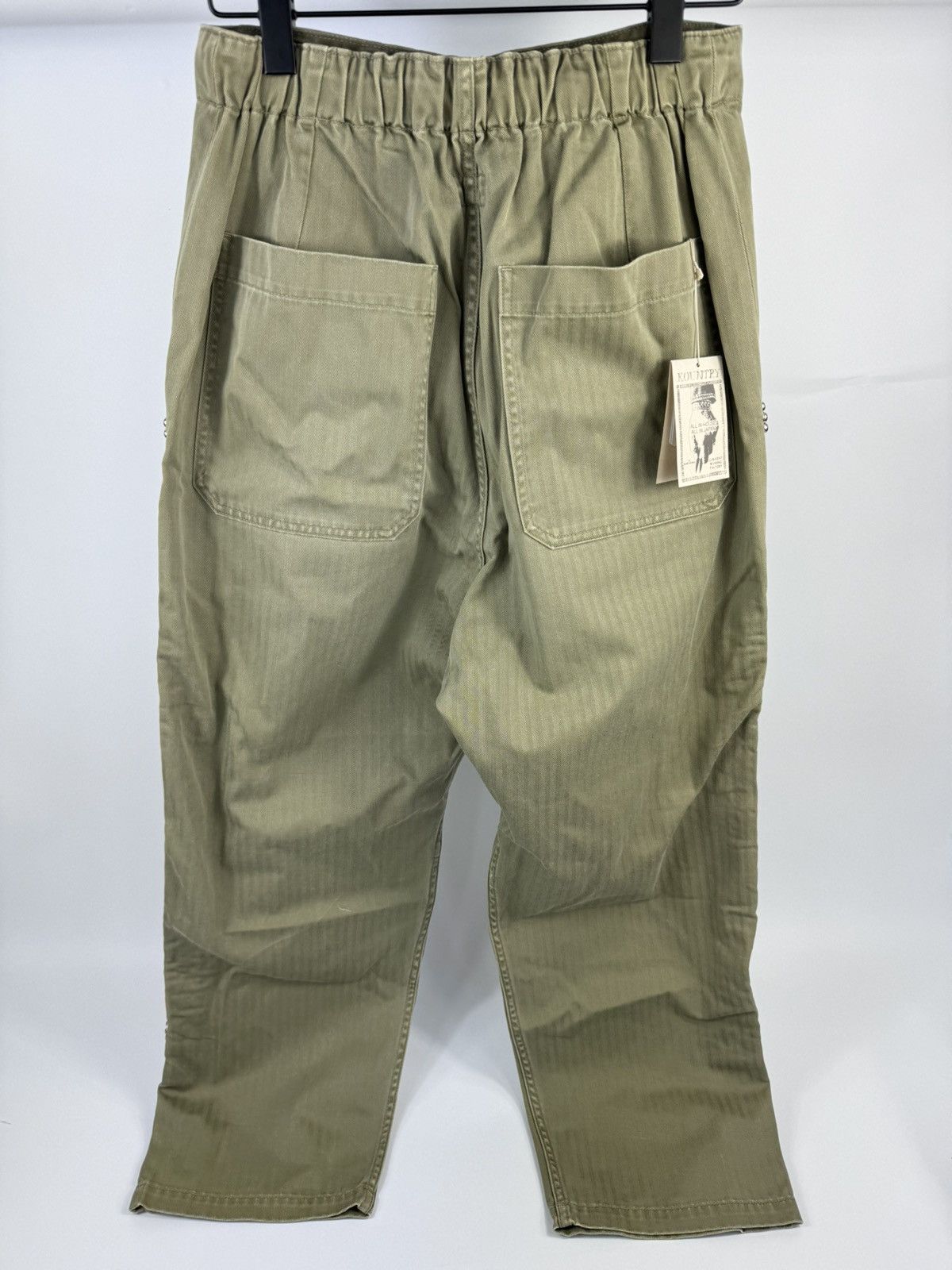 Kapital EASY BAKER STRAIGHT LEG EMBELLISHED TROUSERS Size US 34 / EU 50 - 2 Thumbnail