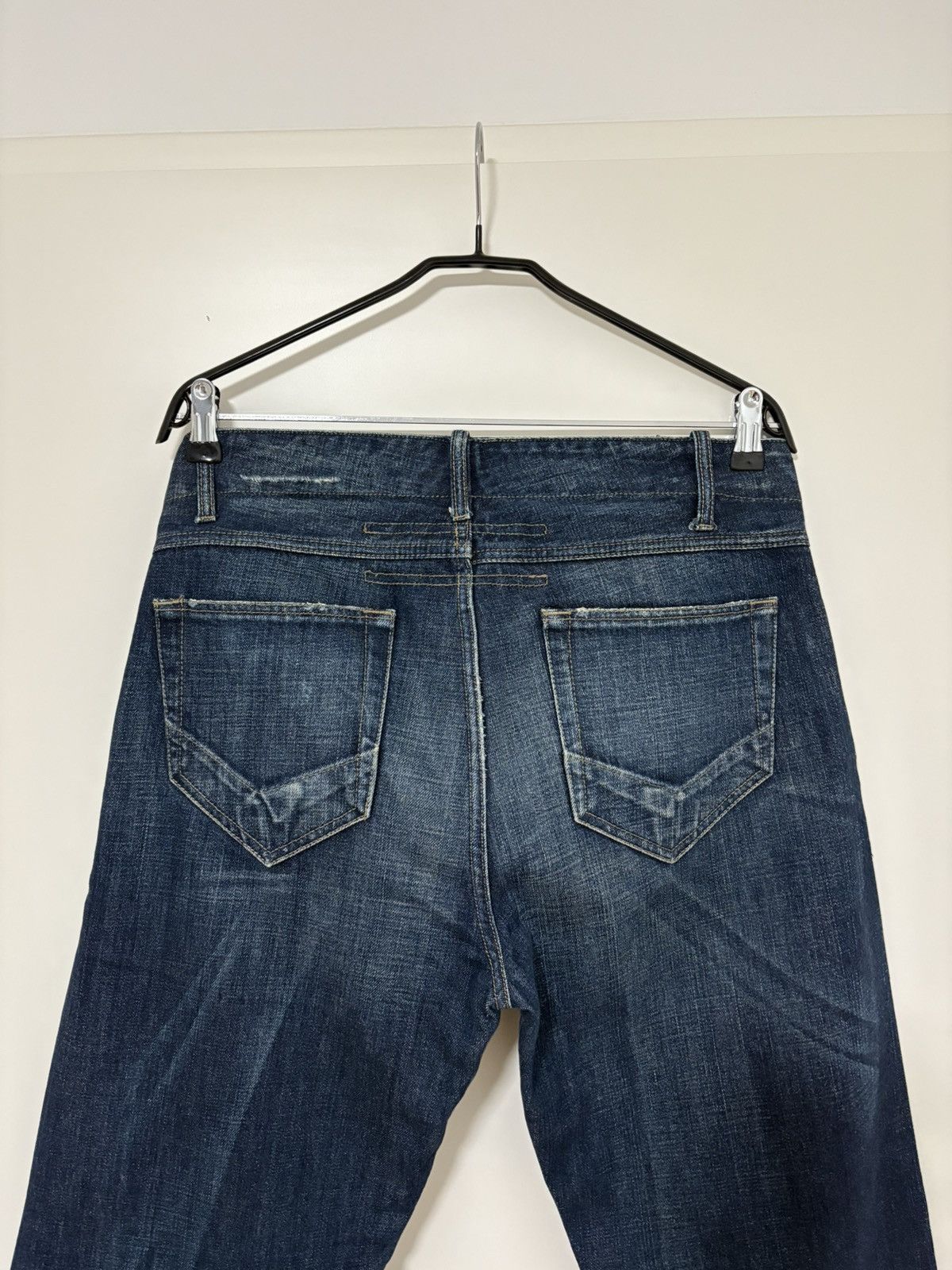 Rick Owens FW06 Rick Owens Dustulator Wide Leg Distressed Denim Jeans Size US 30 / EU 46 - 4 Thumbnail
