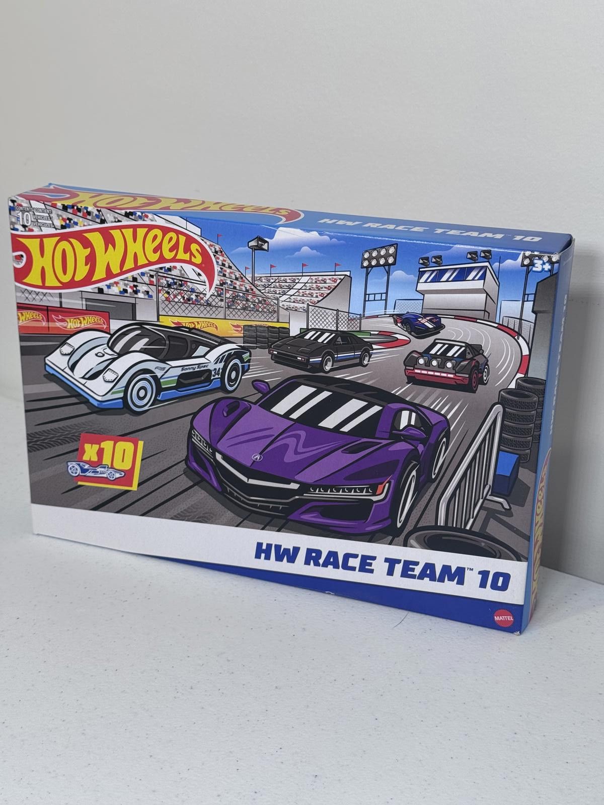 Designer Hot Wheels HW Race Team 10 Vehicle Set Size ONE SIZE - 1 Thumbnail