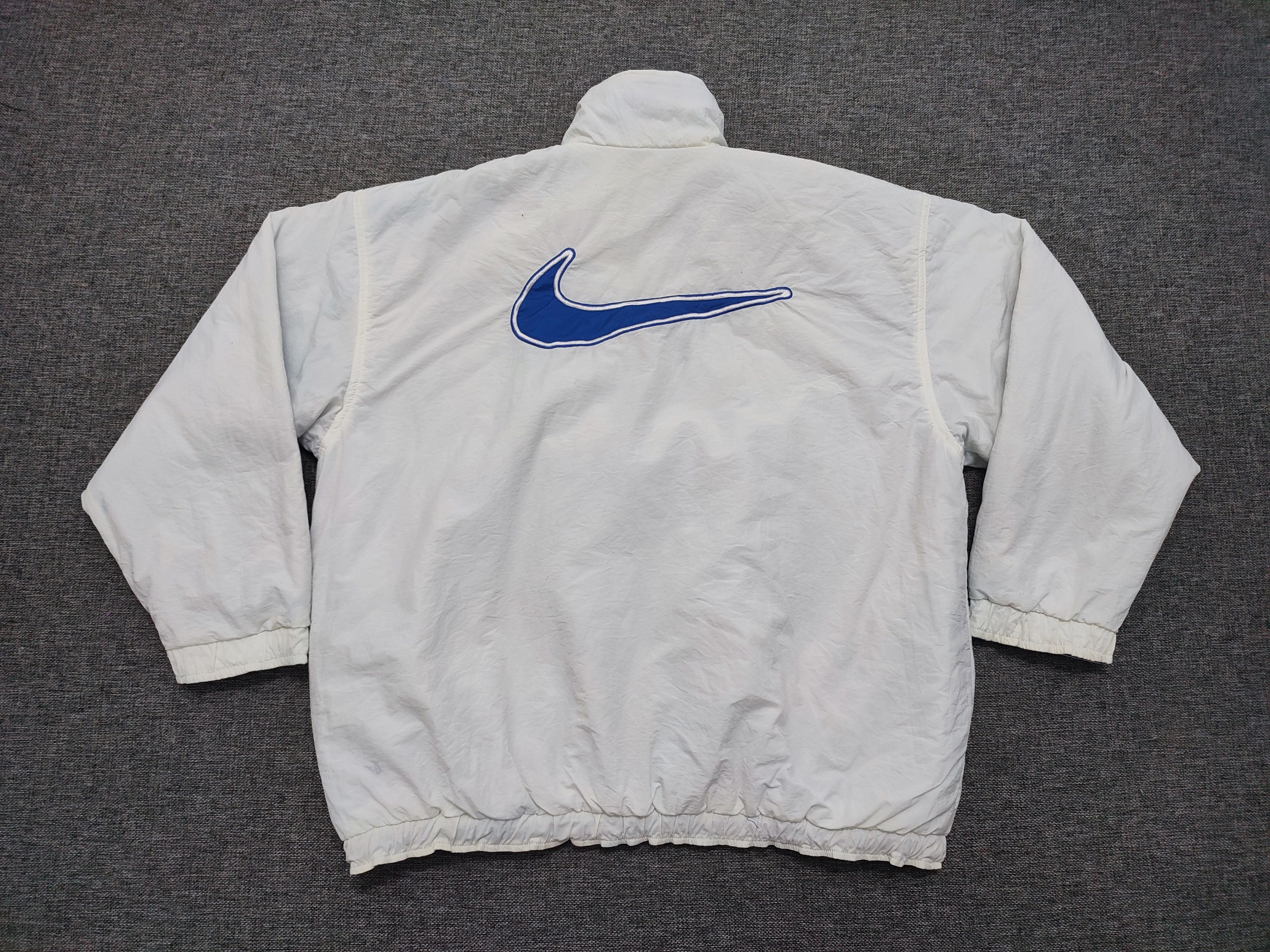 Nike Vintage 1990s Nike Centre Logo Reversible Light Jacket Size US M / EU 48-50 / 2 - 5 Thumbnail