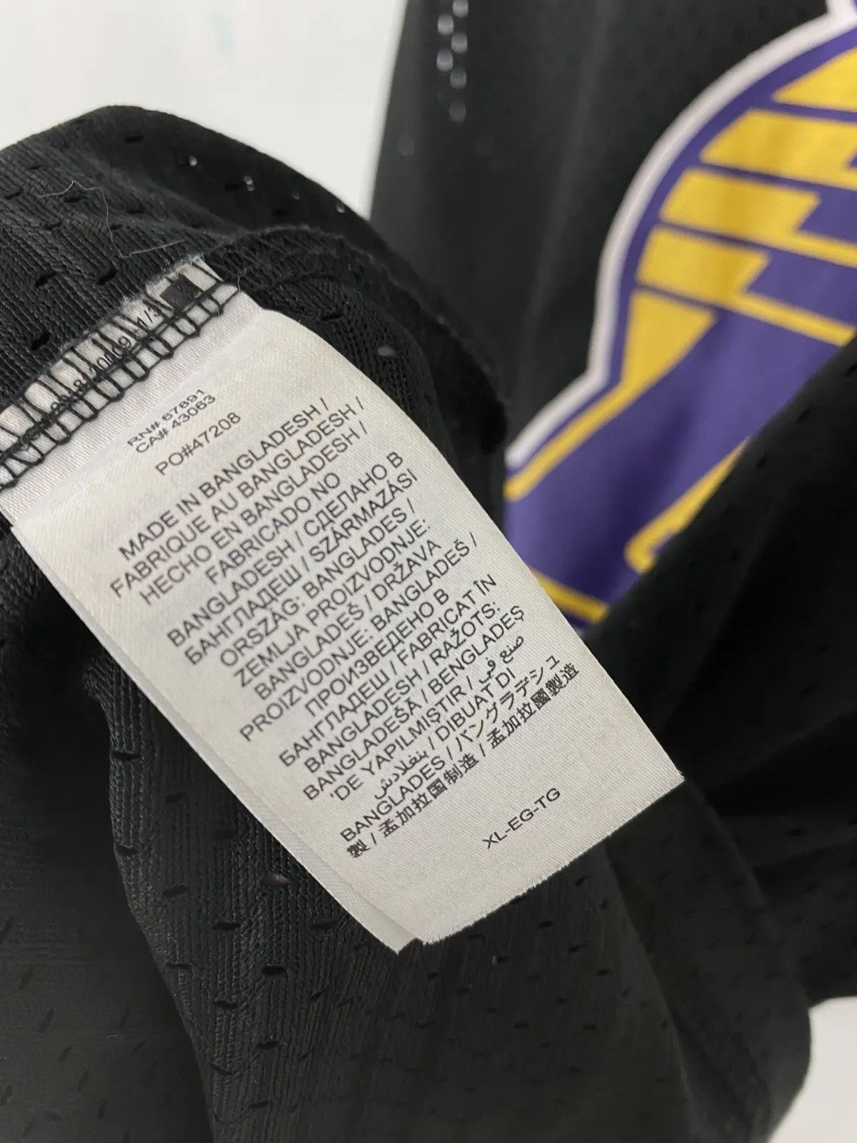 NBA NBA x La. Lakers #23 Lebron James 2019 Jersey In Black Size US XL / EU 56 / 4 - 6 Thumbnail