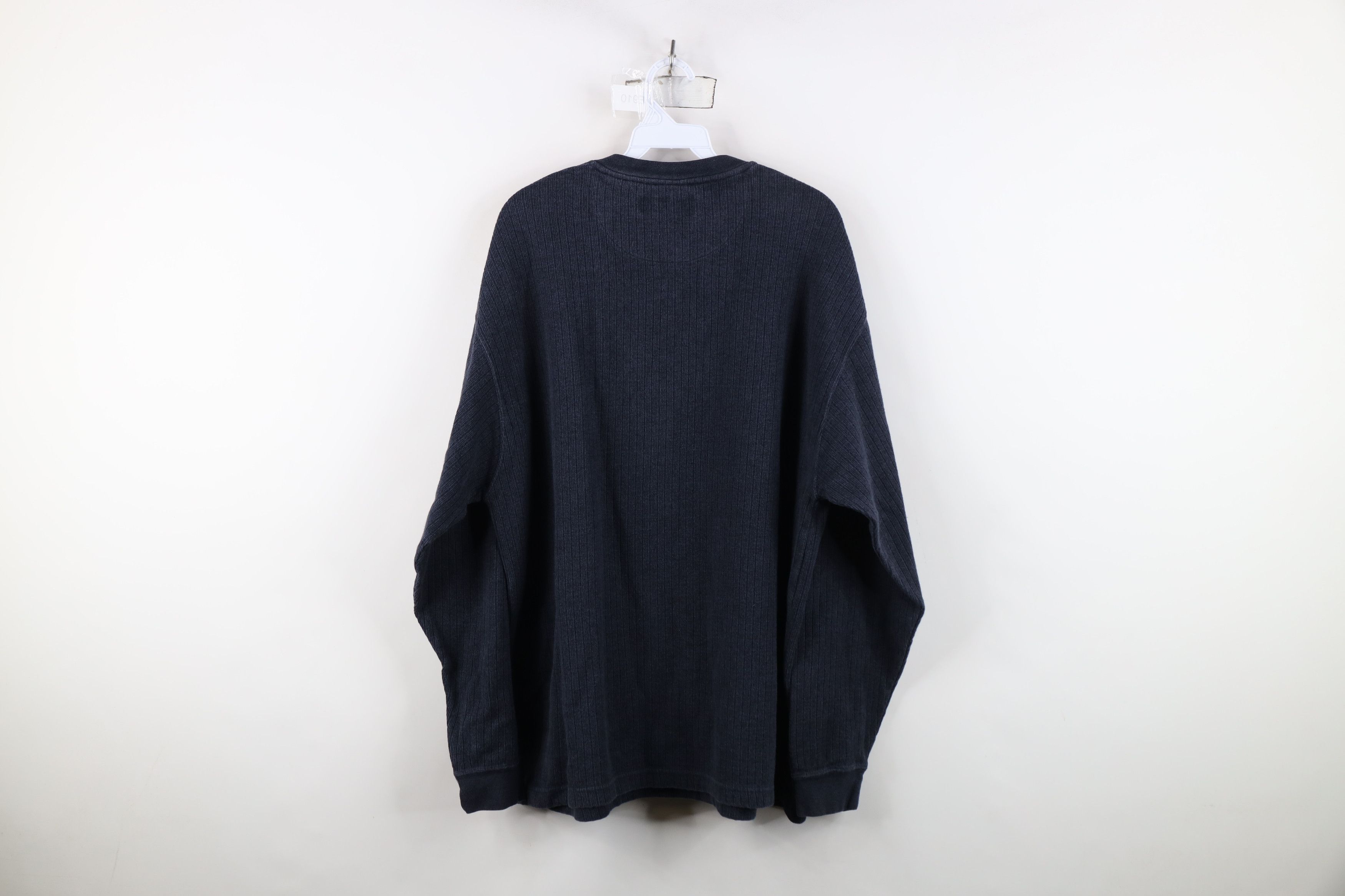 Vintage Vintage 90s Streetwear Heavyweight Knit Long Sleeve T-Shirt Size US XXL / EU 58 / 5 - 7 Thumbnail