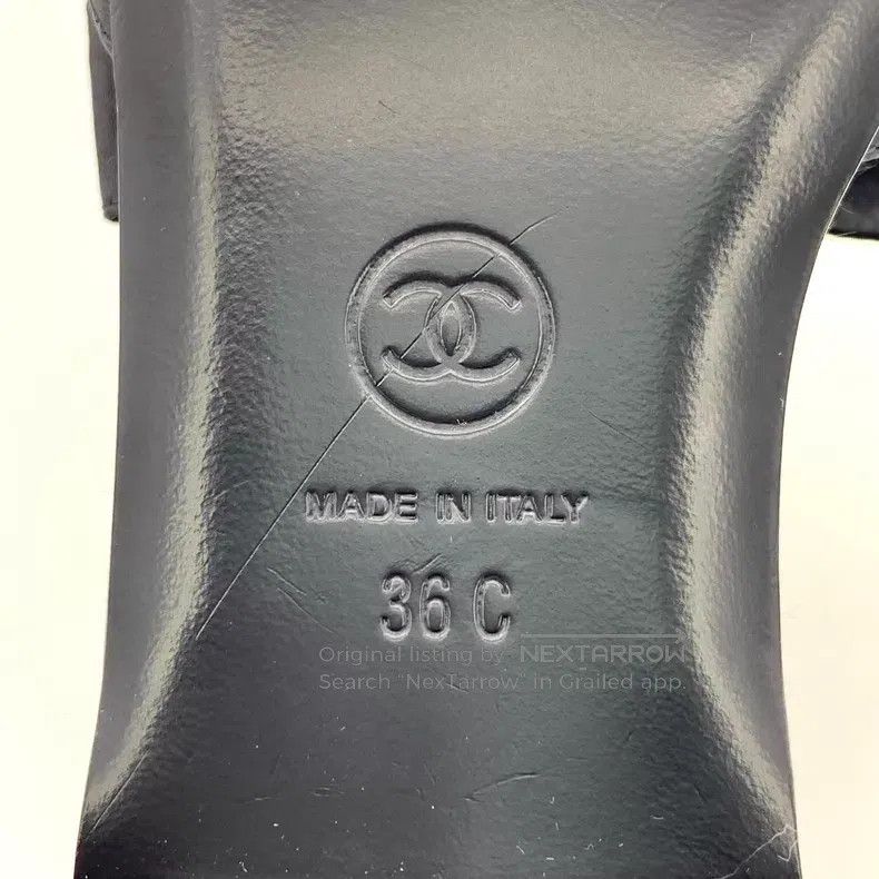 Chanel Chanel 24A black logo bow casual flat slippers Size US 5.5 / IT 35.5 - 6 Thumbnail