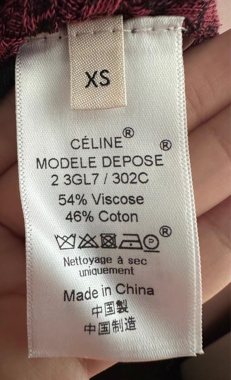 Celine Old Celine Knit Top / Base Layer Q9 Size XS / US 0-2 / IT 36-38 - 2 Thumbnail