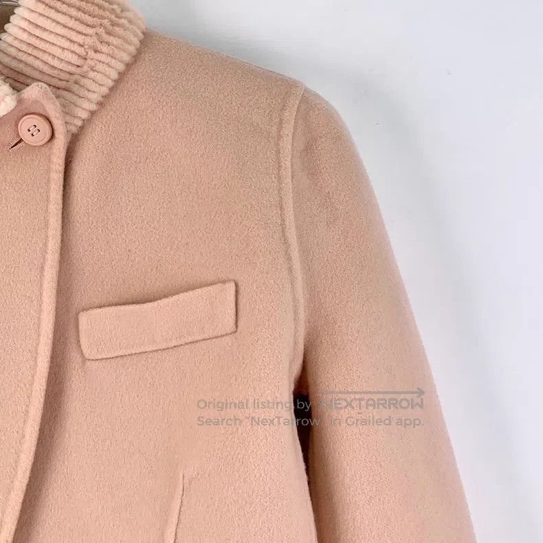 Fendi Fendi 22 Model Blush Pink Lining Logo Monogram Printed Woo Size XS / US 0-2 / IT 36-38 - 3 Thumbnail